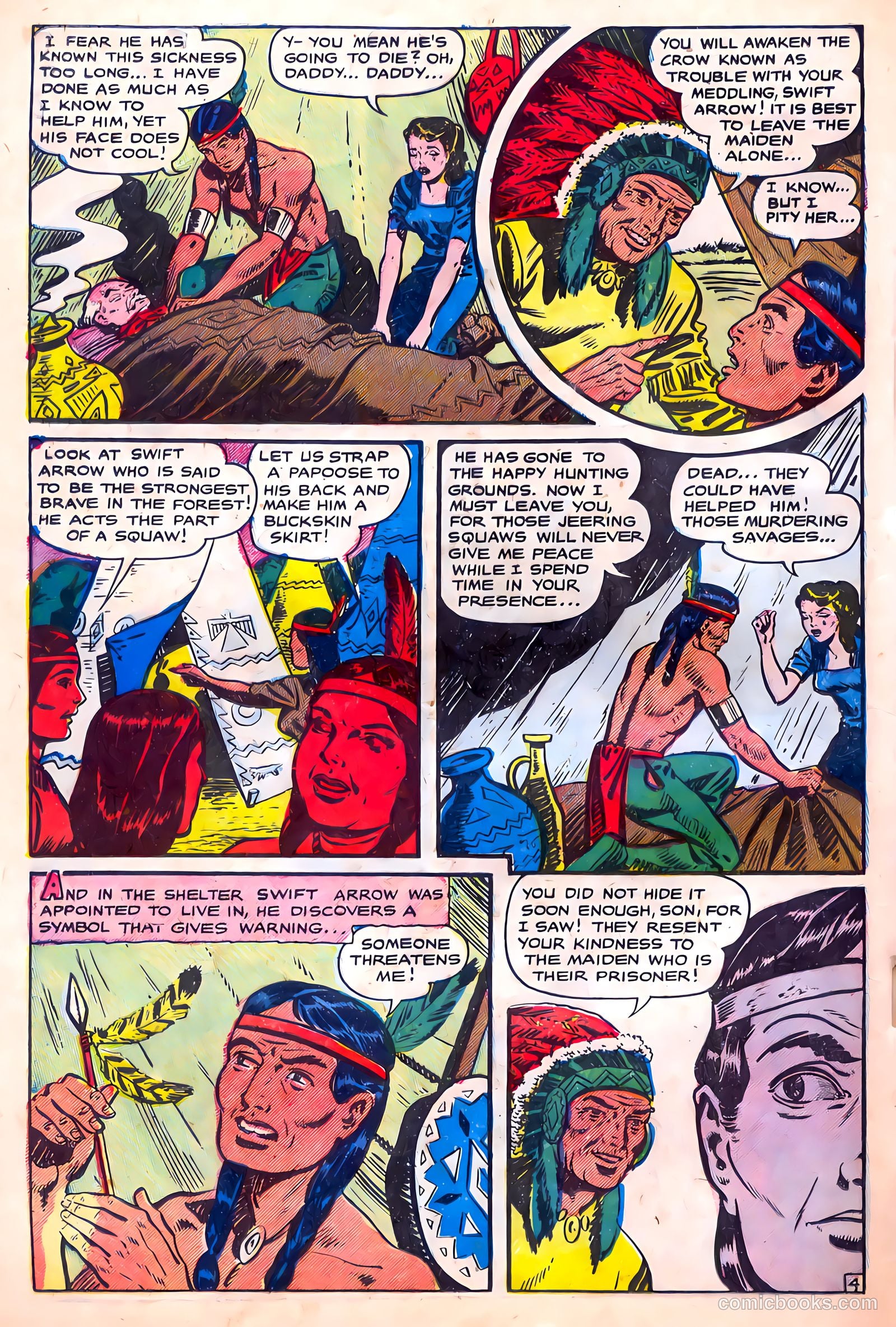 Swift Arrow #1 (1954) — page 22 of 36