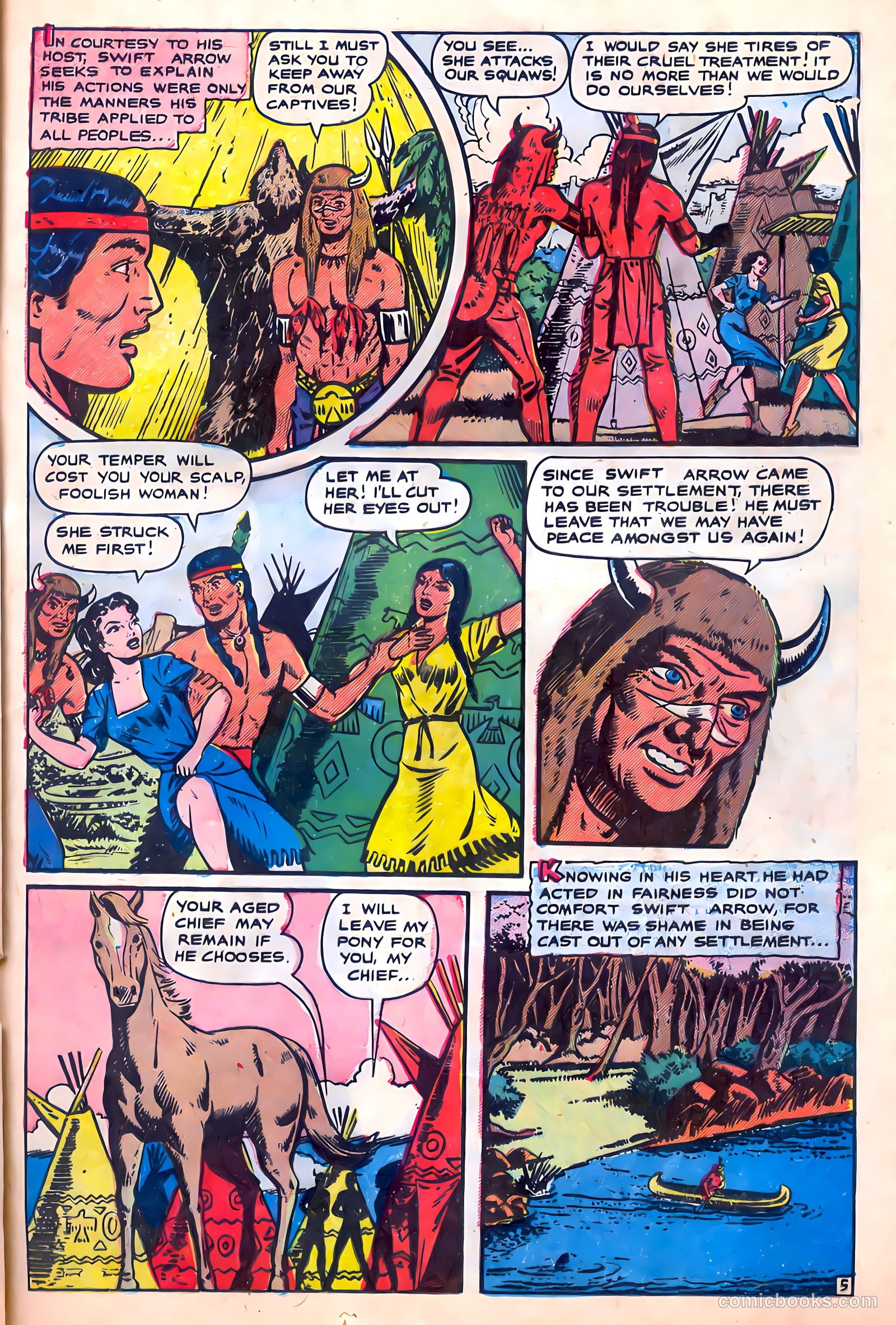 Swift Arrow #1 (1954) — page 23 of 36