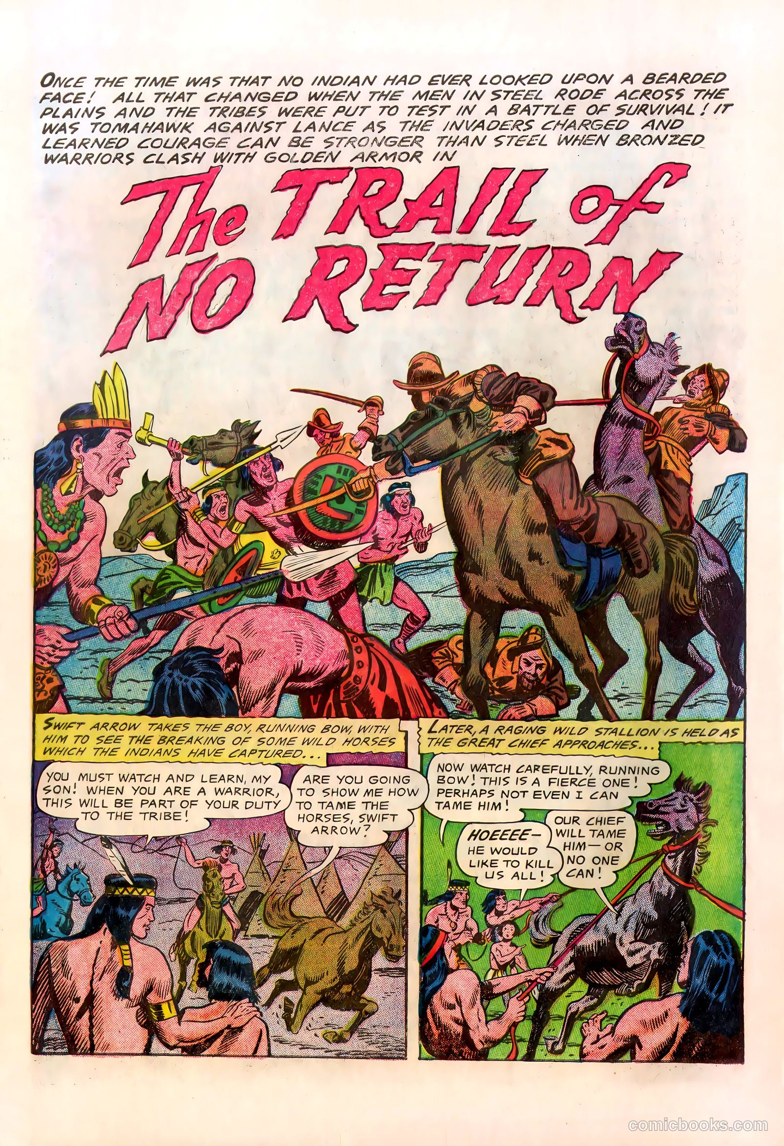 Swift Arrow #1 (1957) — page 28 of 36