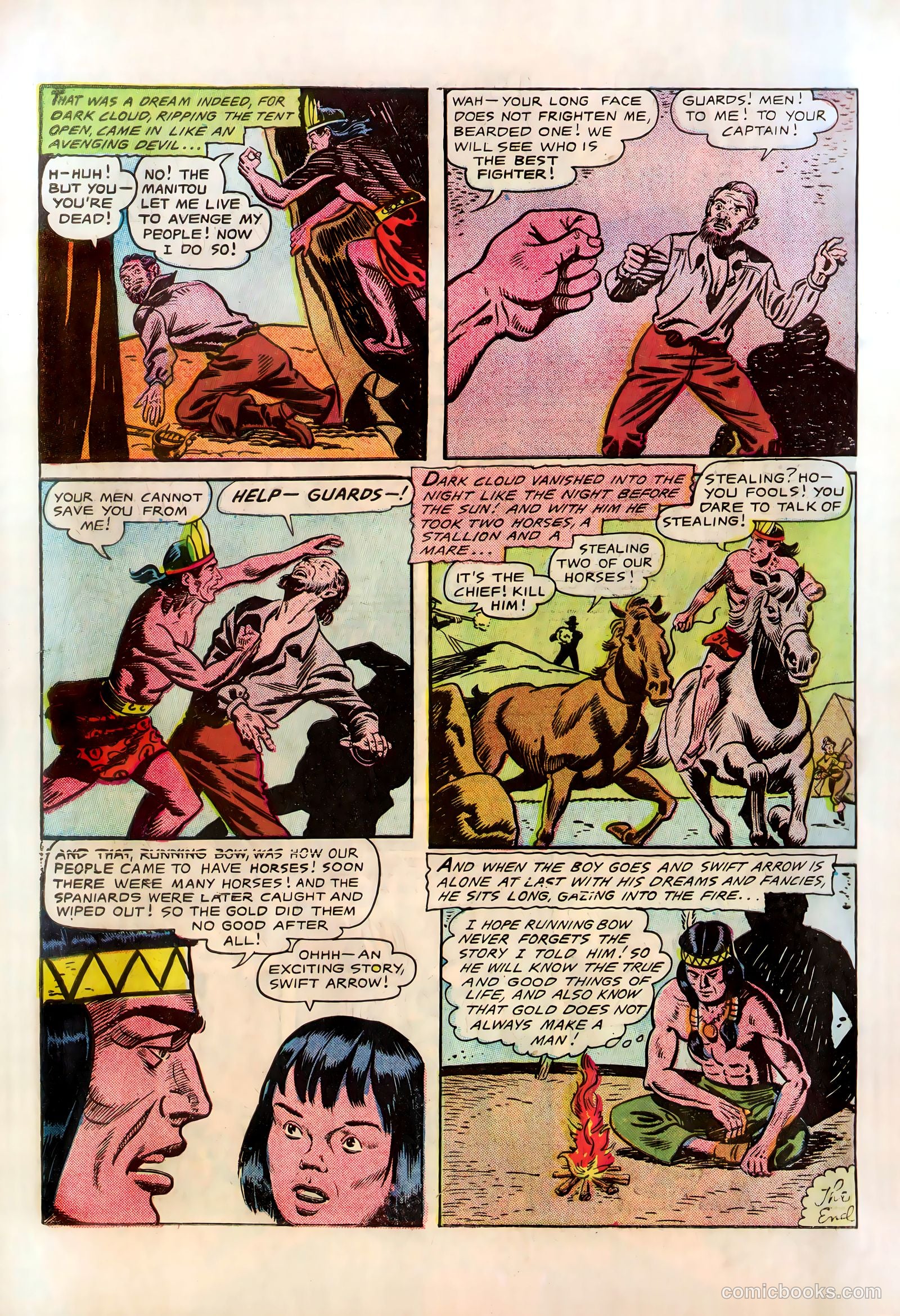 Swift Arrow #1 (1957) — page 34 of 36