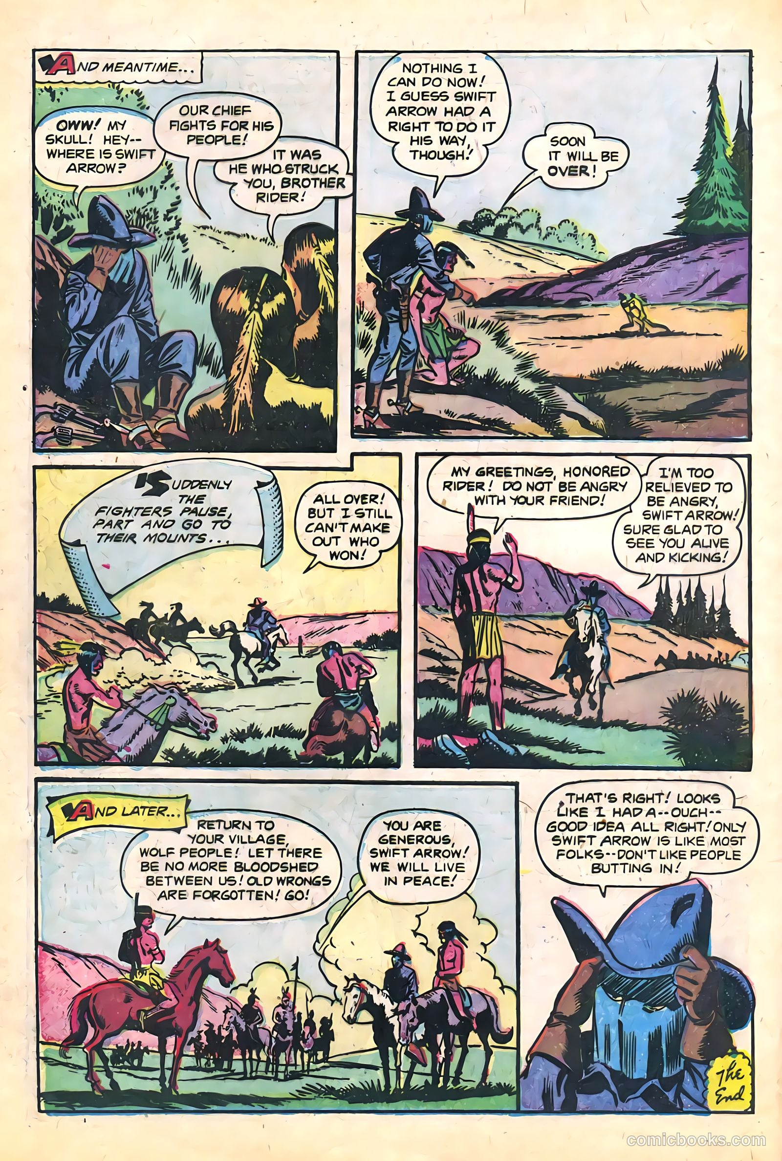 Swift Arrow #2 (1957) — page 34 of 36