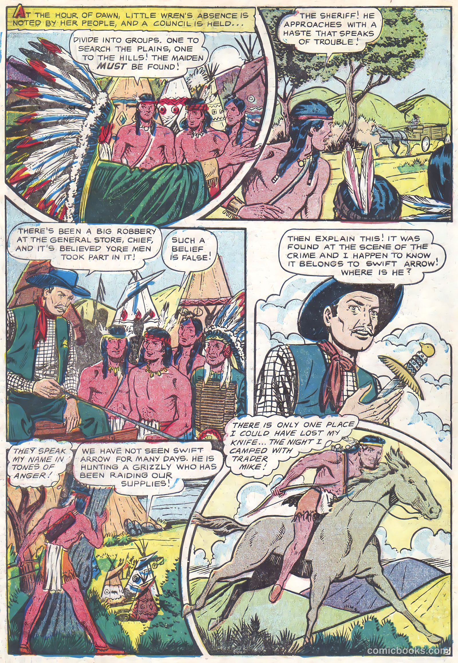 Swift Arrow #3 (1957) — page 5 of 36