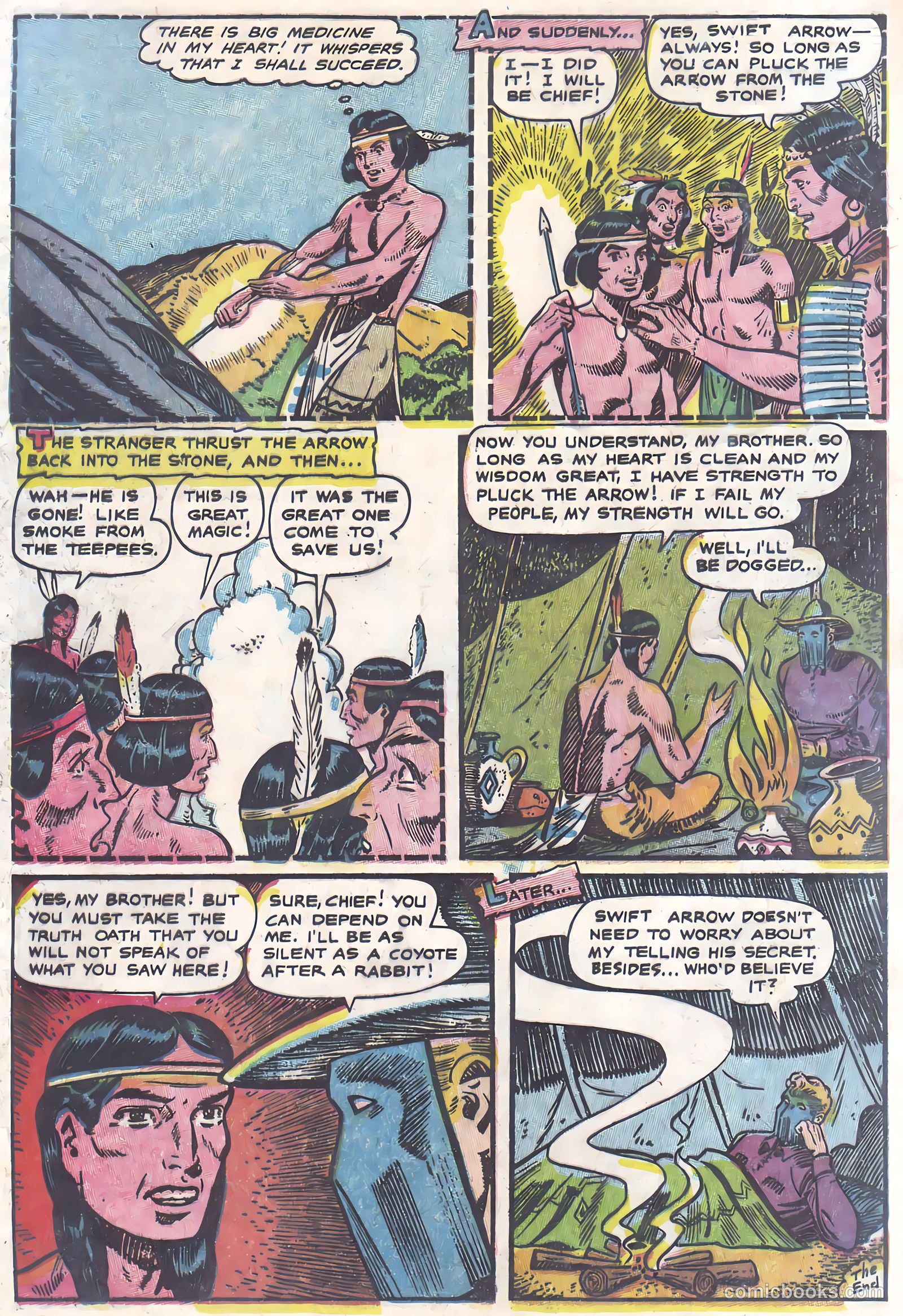 Swift Arrow #3 (1957) — page 34 of 36