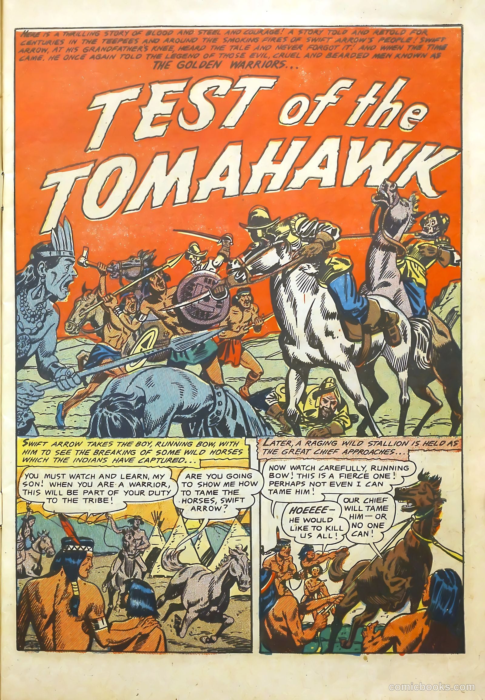 Swift Arrow #4 (1954) — page 5 of 36