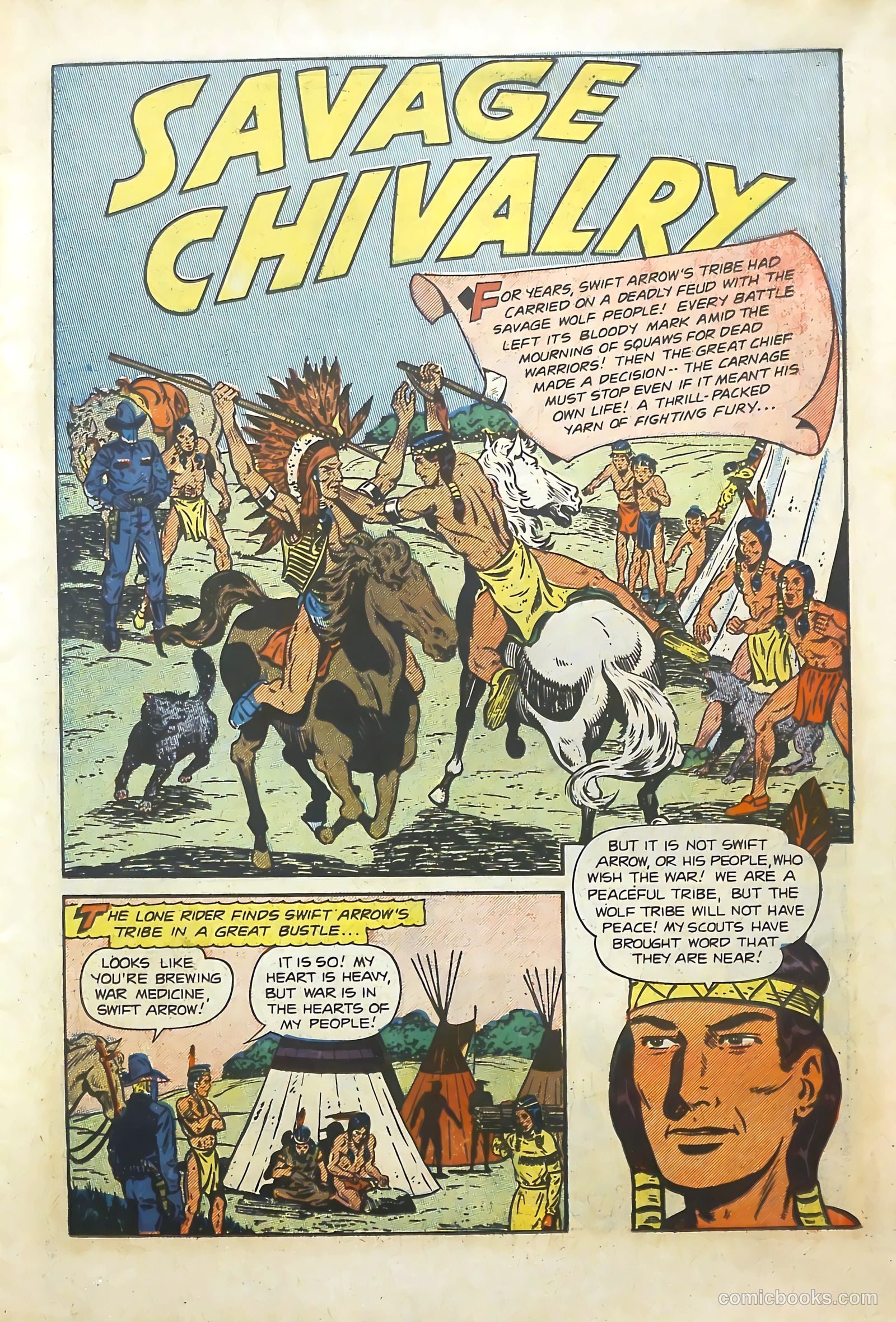 Swift Arrow #4 (1954) — page 11 of 36