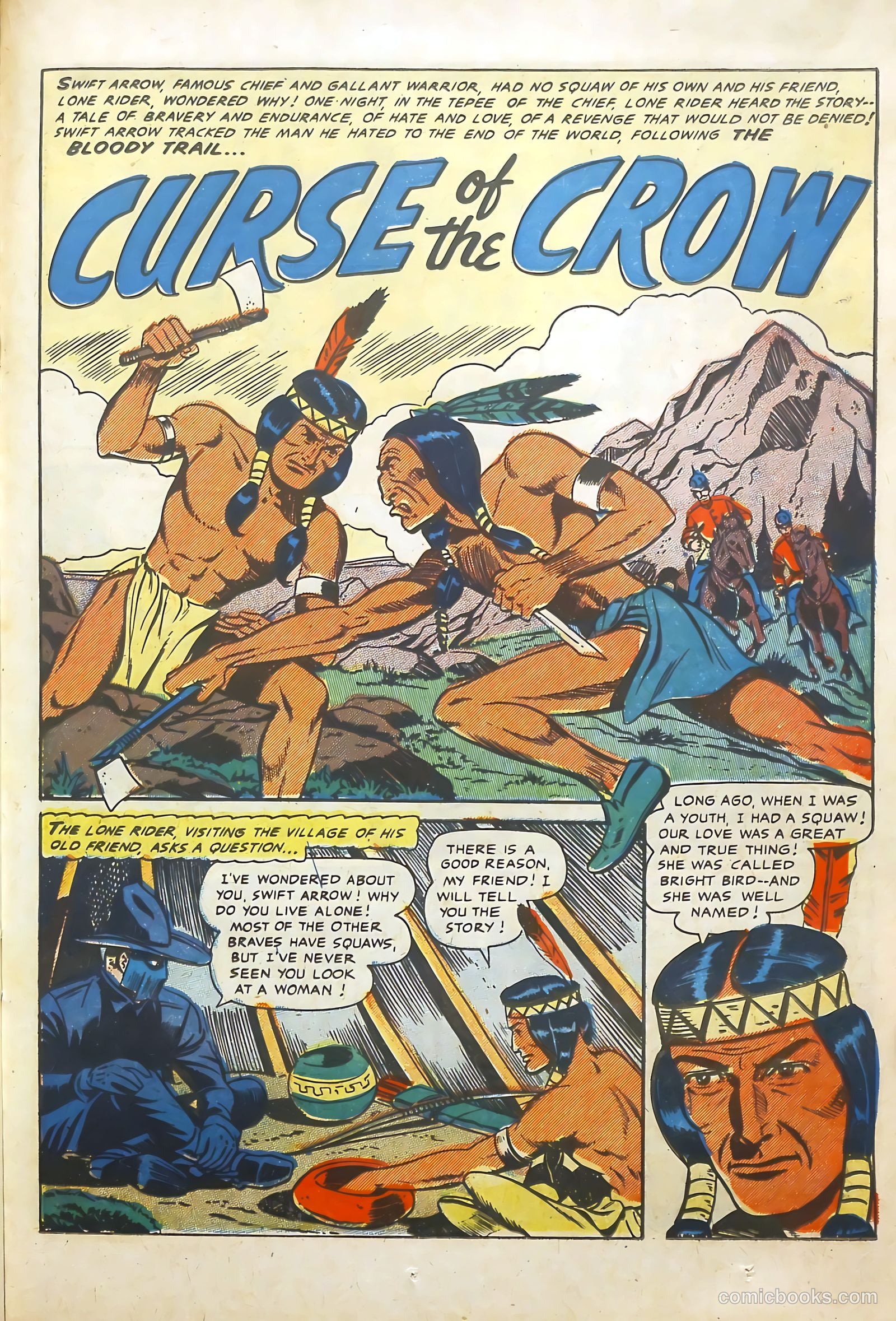 Swift Arrow #4 (1954) — page 21 of 36
