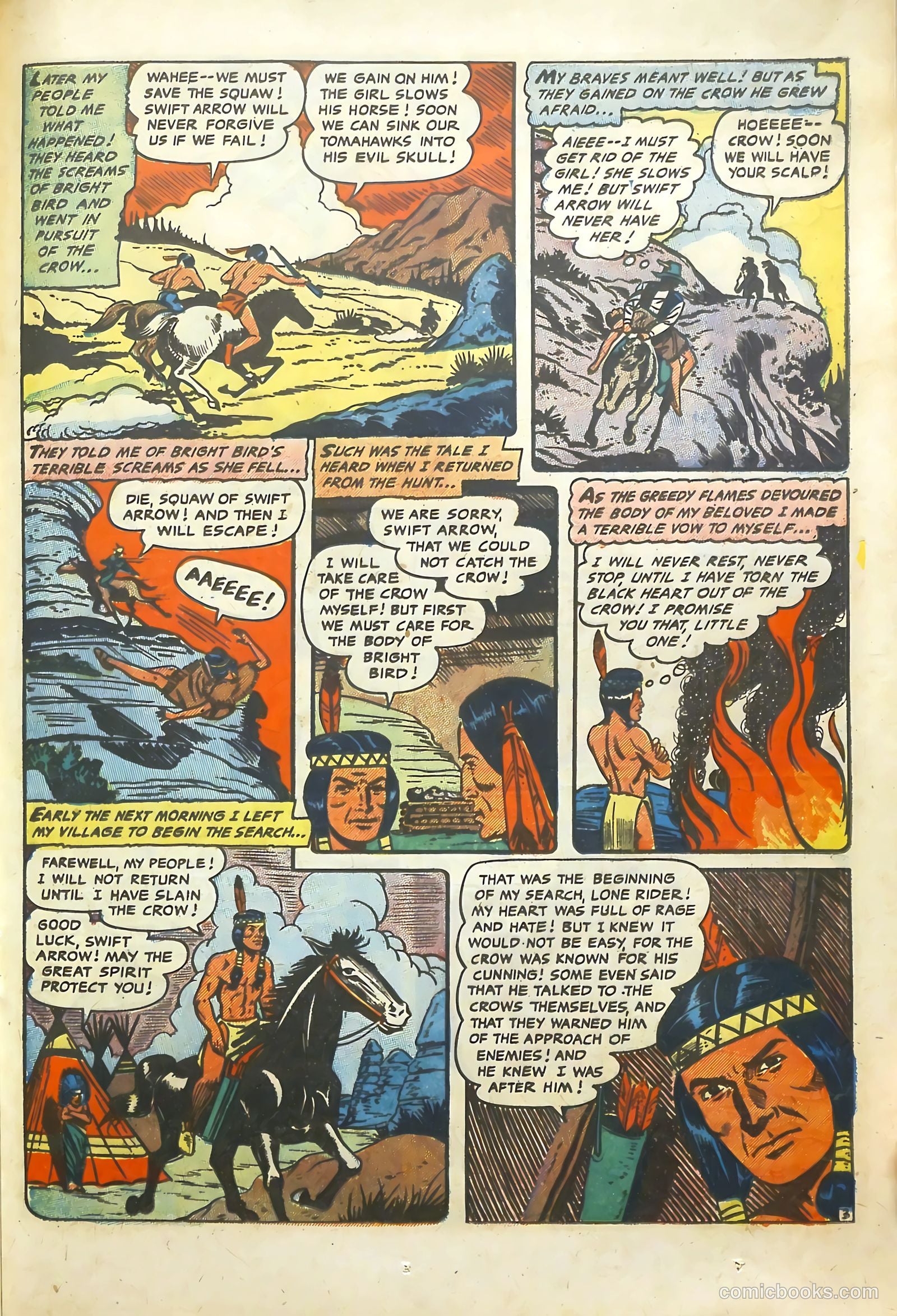 Swift Arrow #4 (1954) — page 23 of 36
