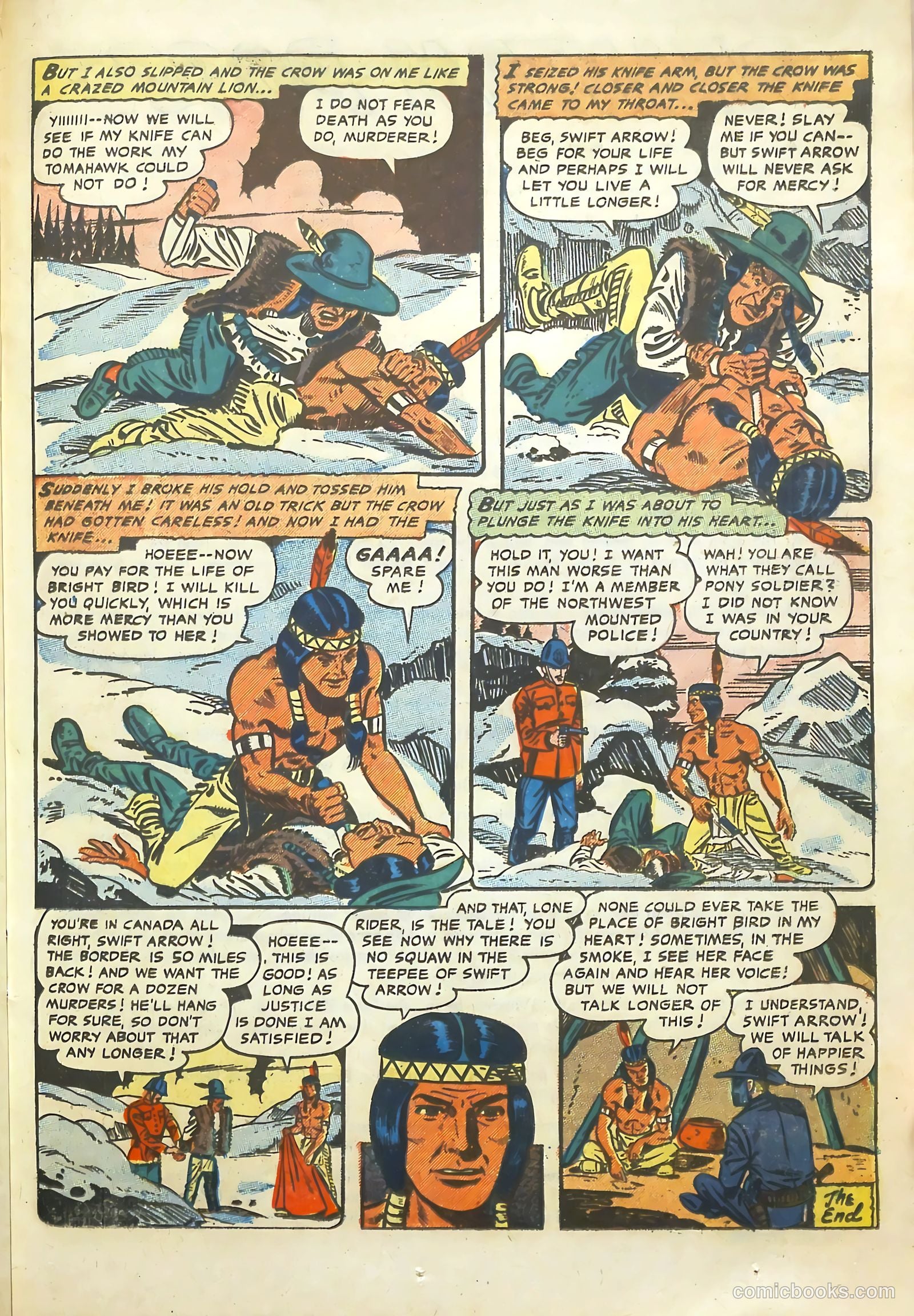 Swift Arrow #4 (1954) — page 25 of 36