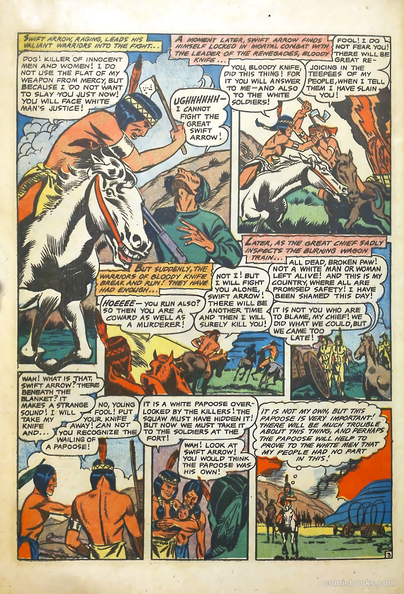 Swift Arrow #4 (1954) — page 30 of 36