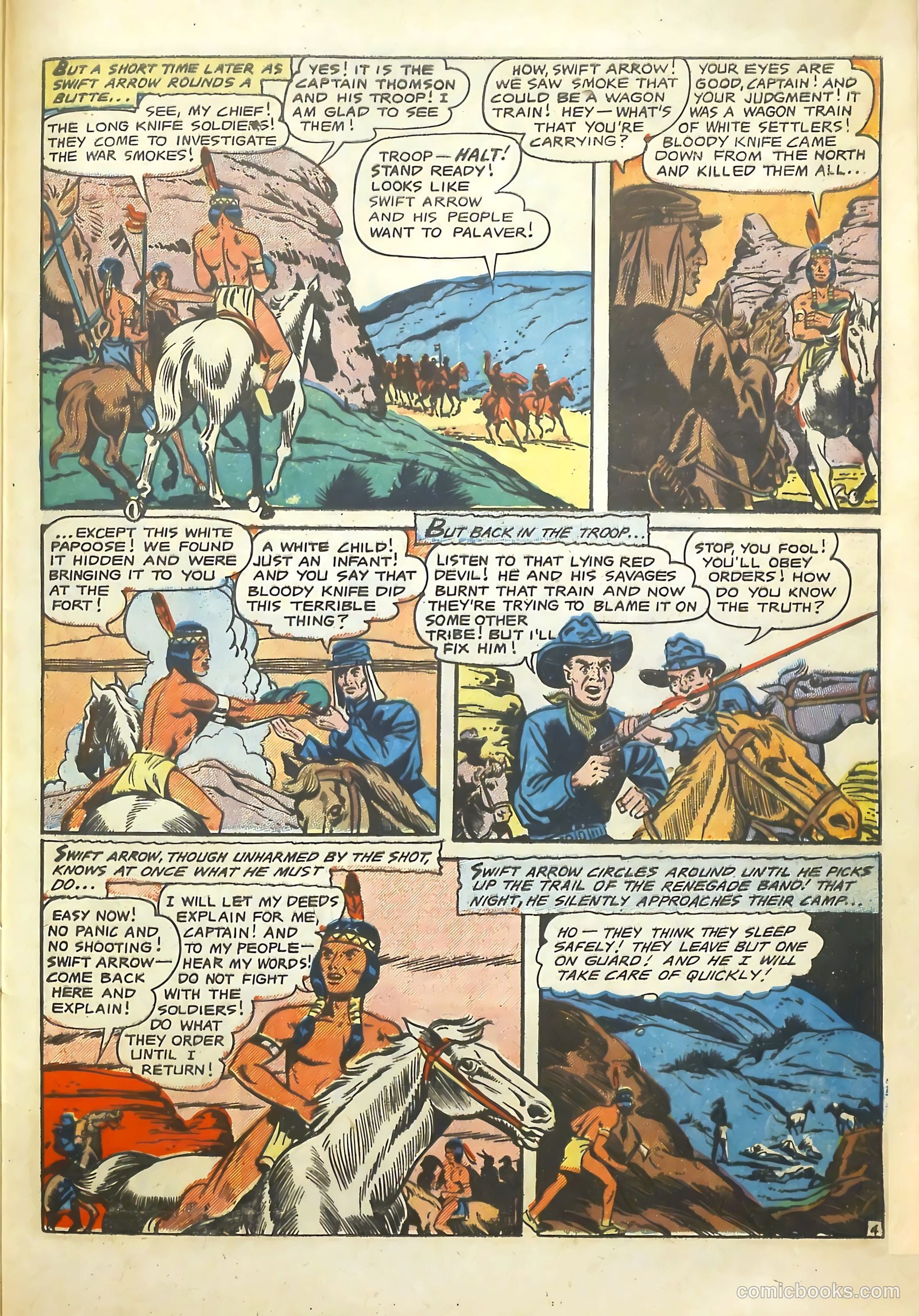 Swift Arrow #4 (1954) — page 31 of 36