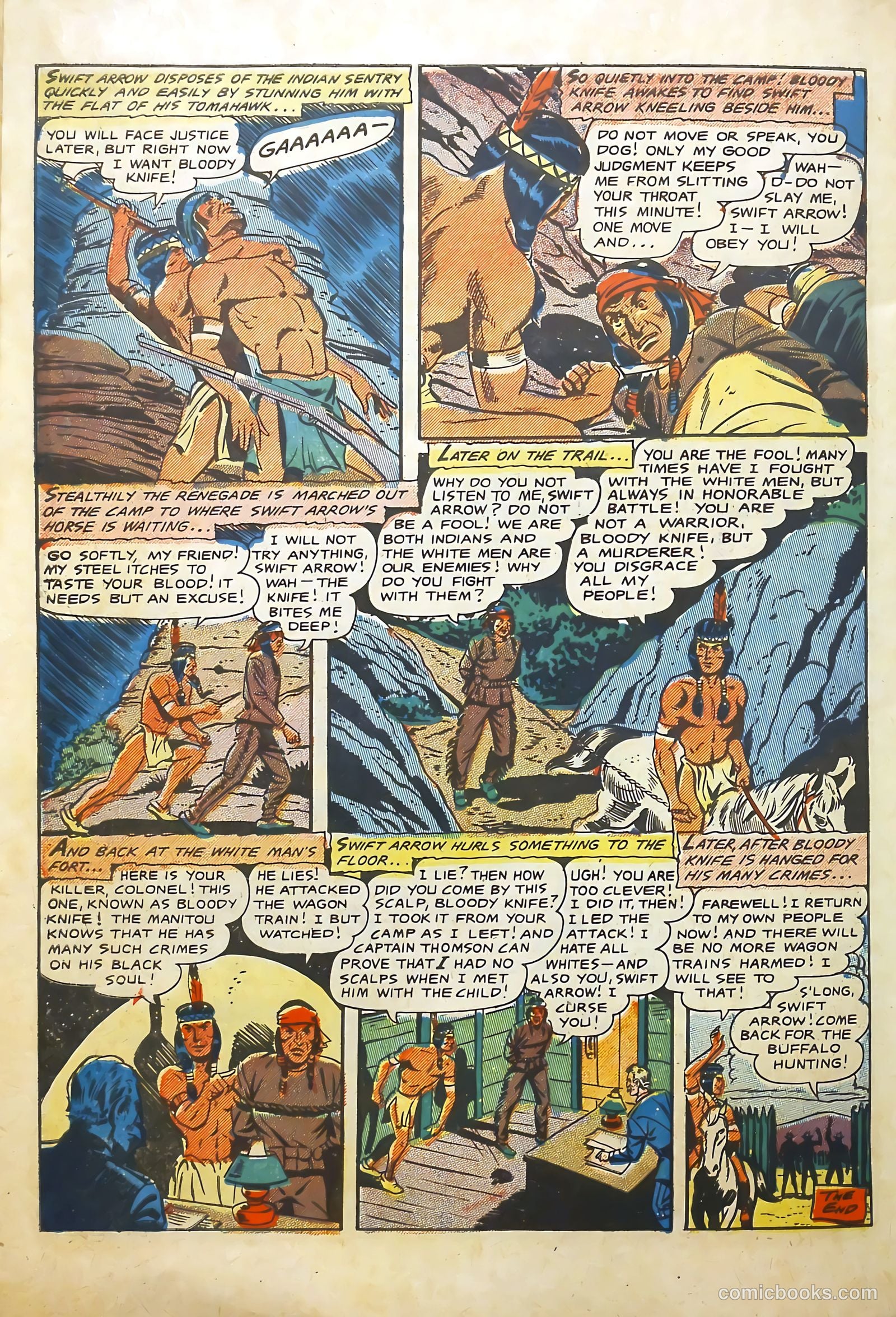Swift Arrow #4 (1954) — page 32 of 36