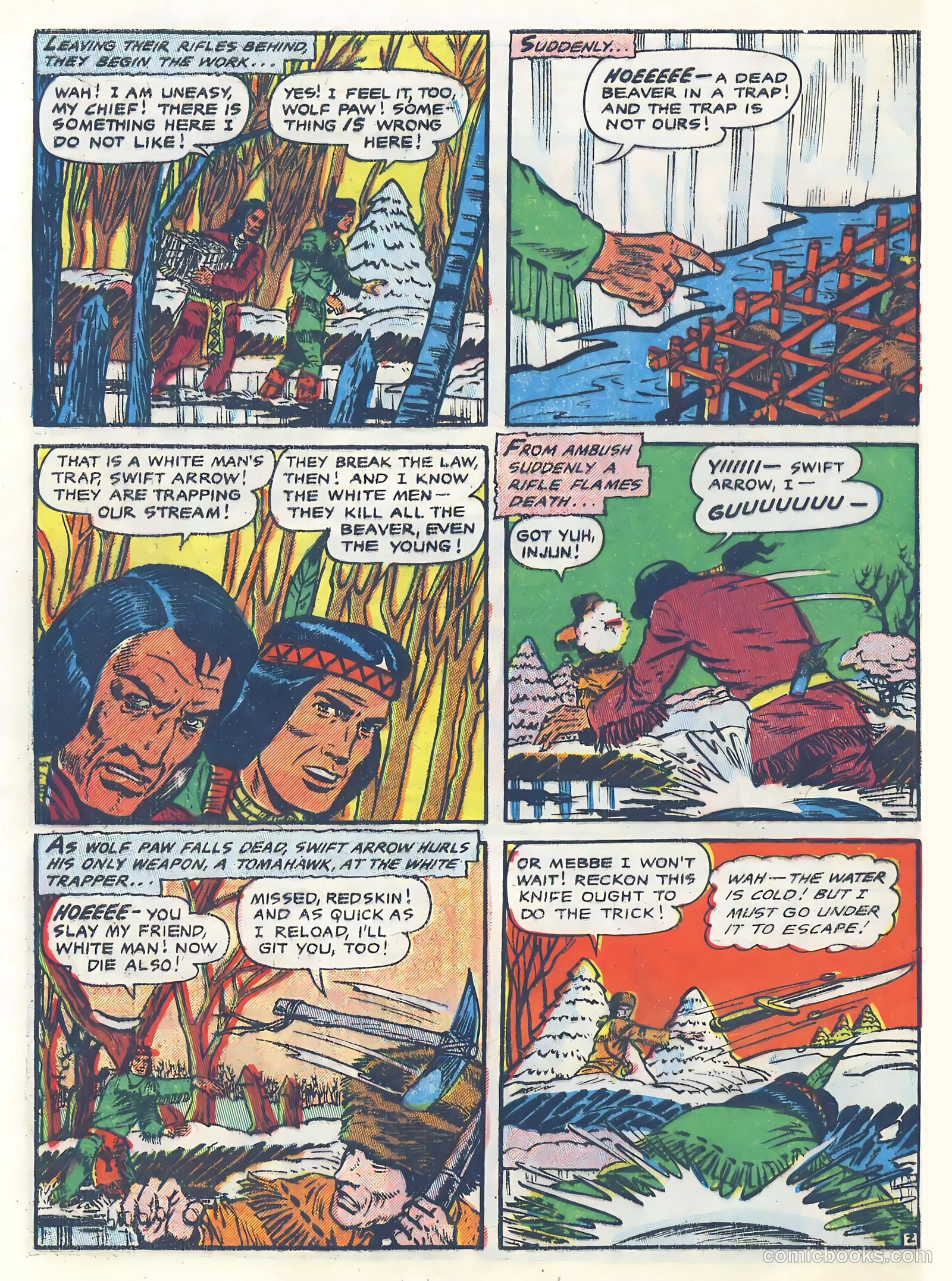 Swift Arrow #5 (1954) — page 4 of 36