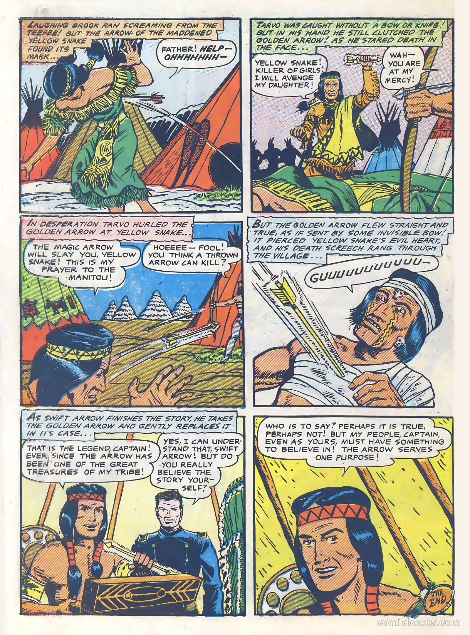 Swift Arrow #5 (1954) — page 34 of 36
