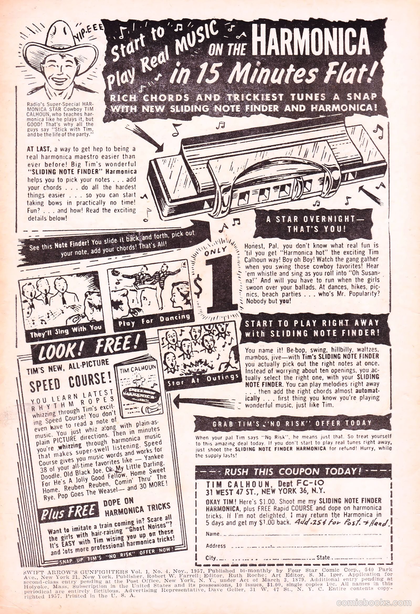 Swift Arrow's Gunfighters #4 (1957) — page 2 of 36