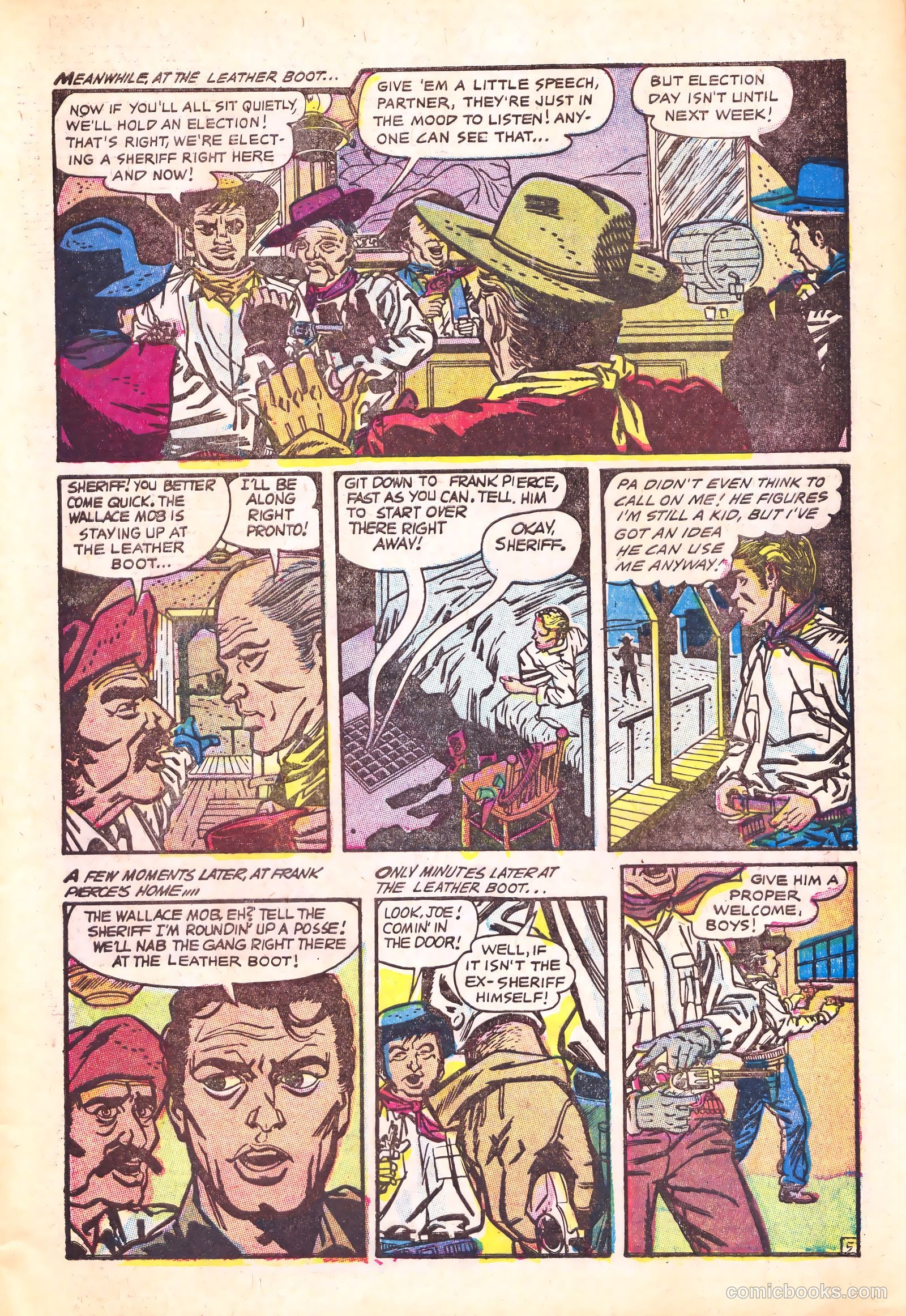 Swift Arrow's Gunfighters #4 (1957) — page 9 of 36