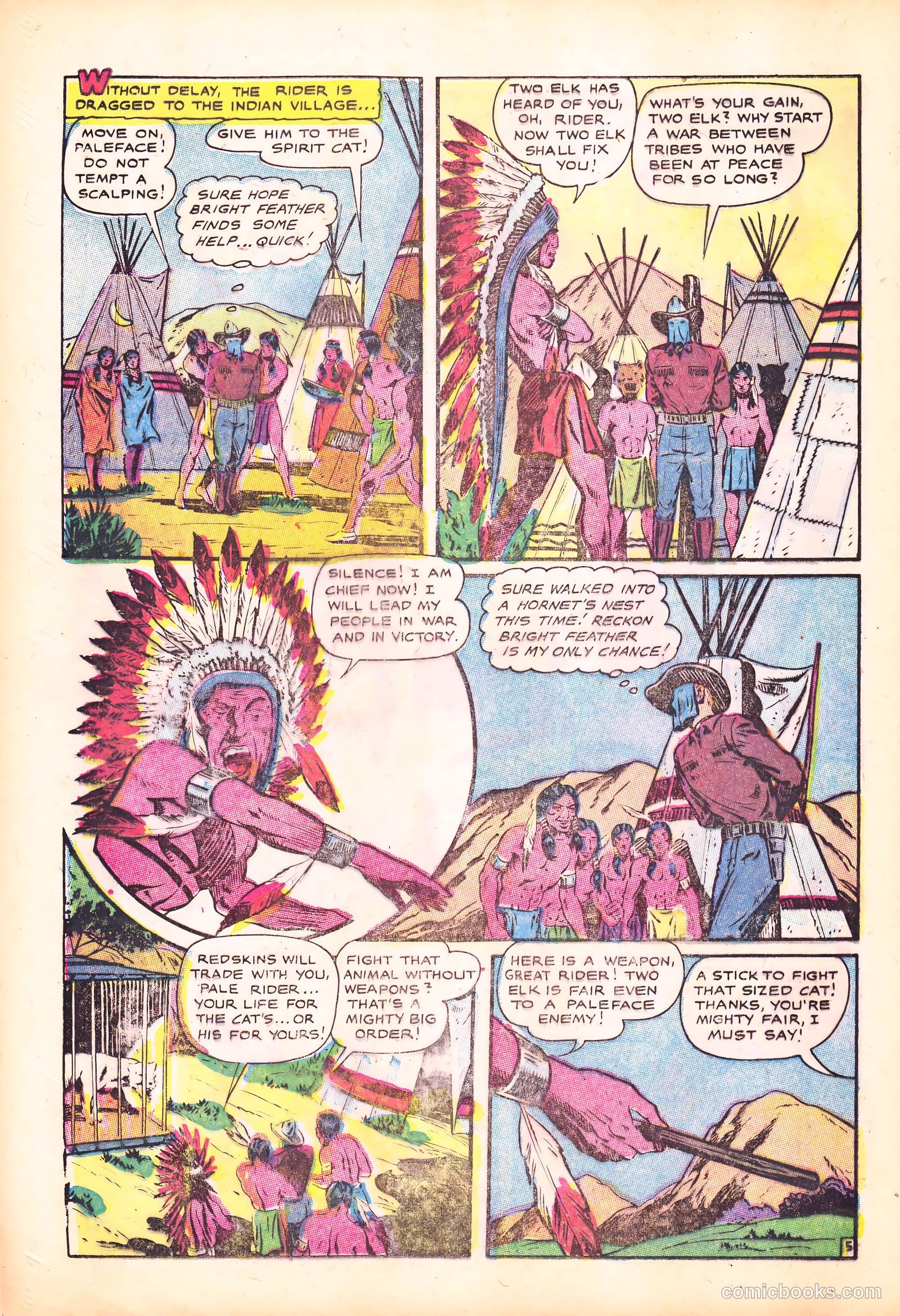 Swift Arrow's Gunfighters #4 (1957) — page 22 of 36
