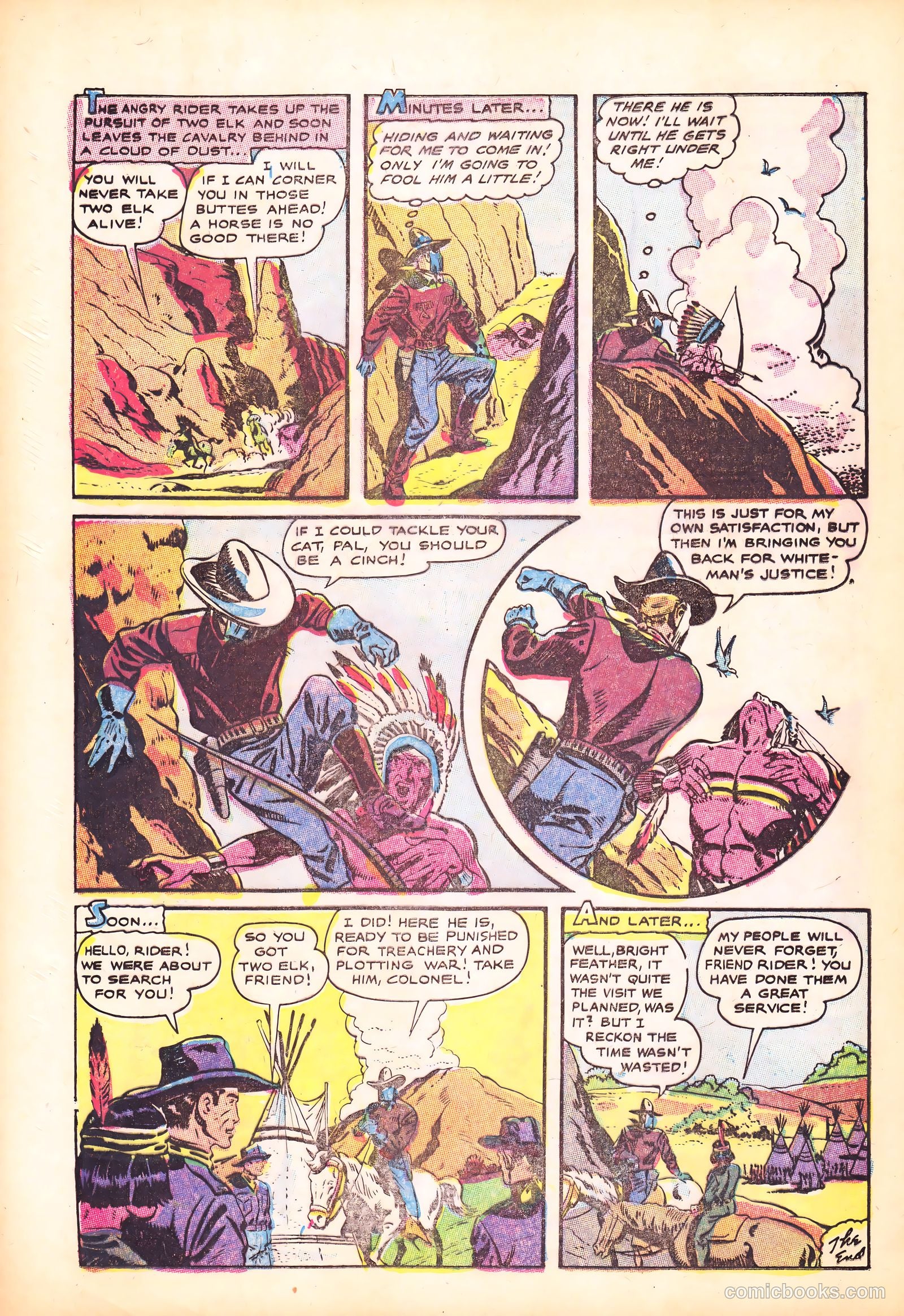 Swift Arrow's Gunfighters #4 (1957) — page 26 of 36