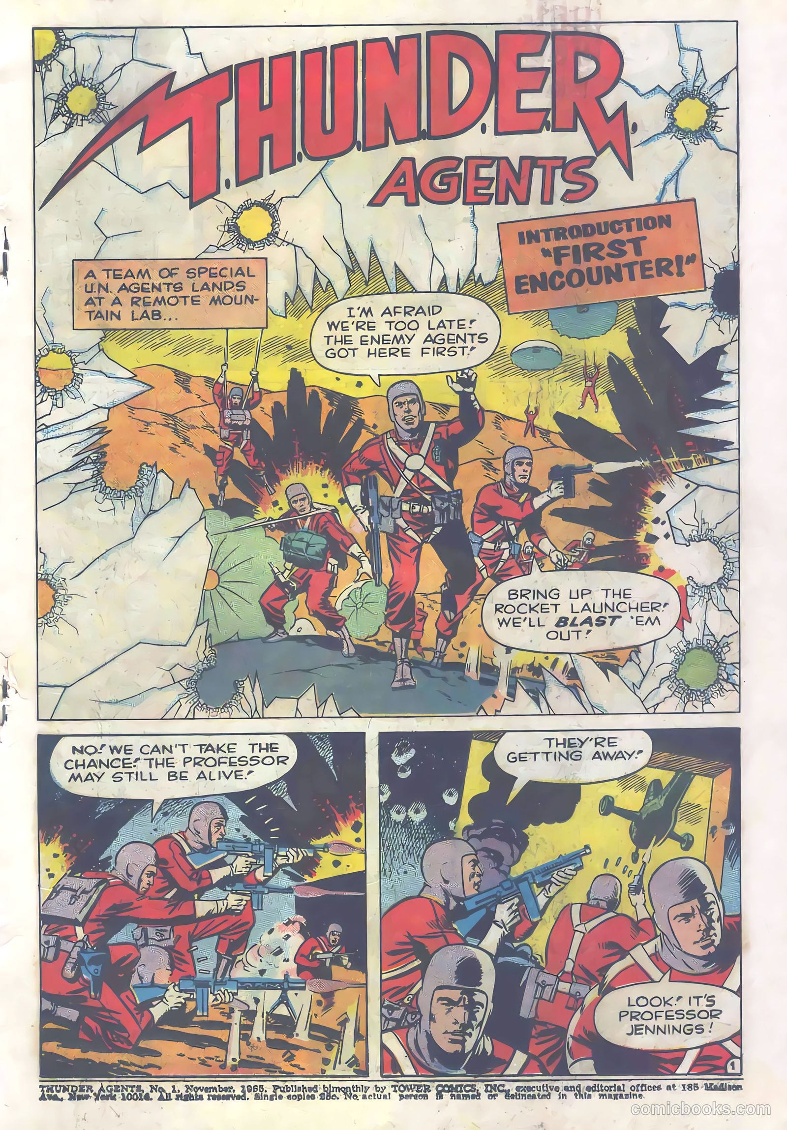 T.H.U.N.D.E.R. Agents #1 (1965) — page 3 of 68