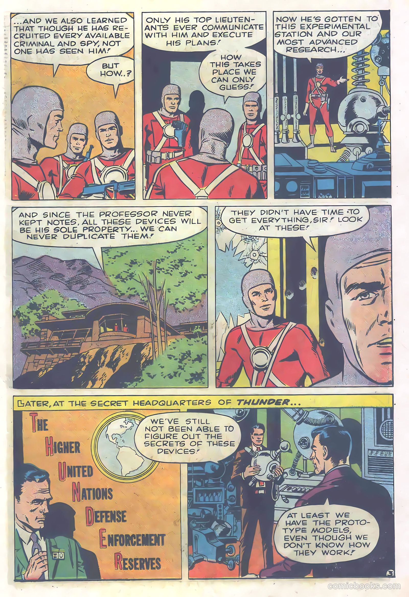 T.H.U.N.D.E.R. Agents #1 (1965) — page 5 of 68