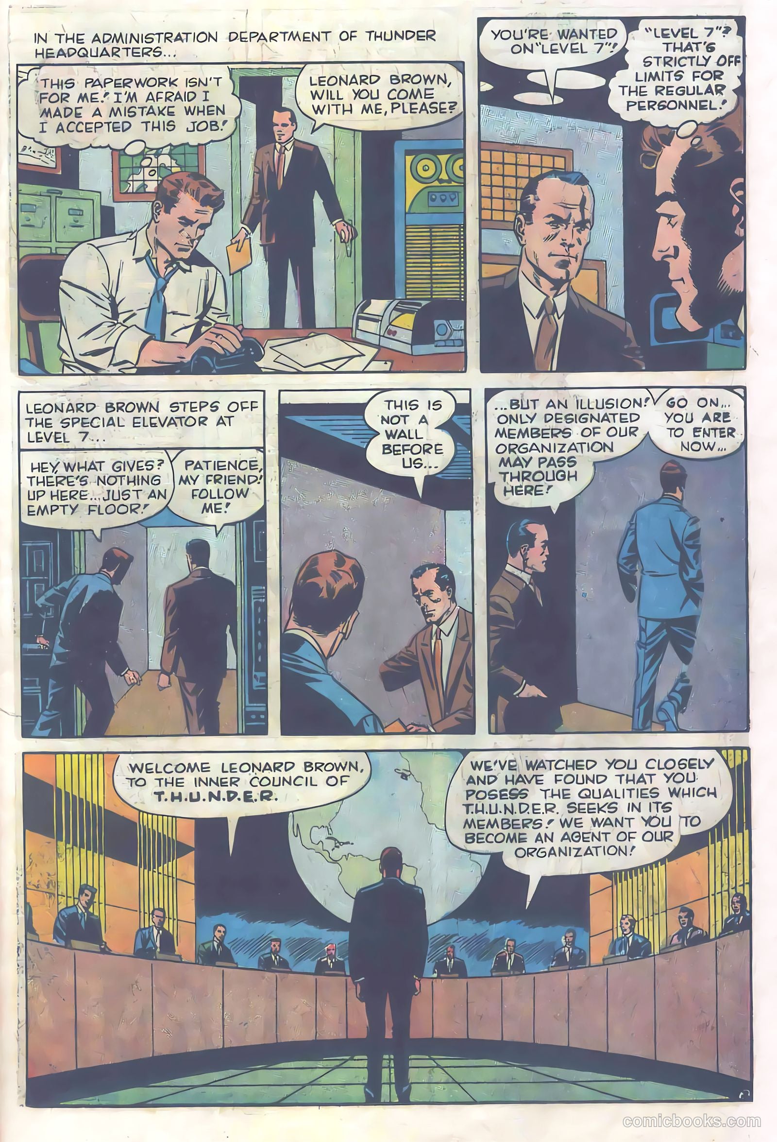 T.H.U.N.D.E.R. Agents #1 (1965) — page 9 of 68