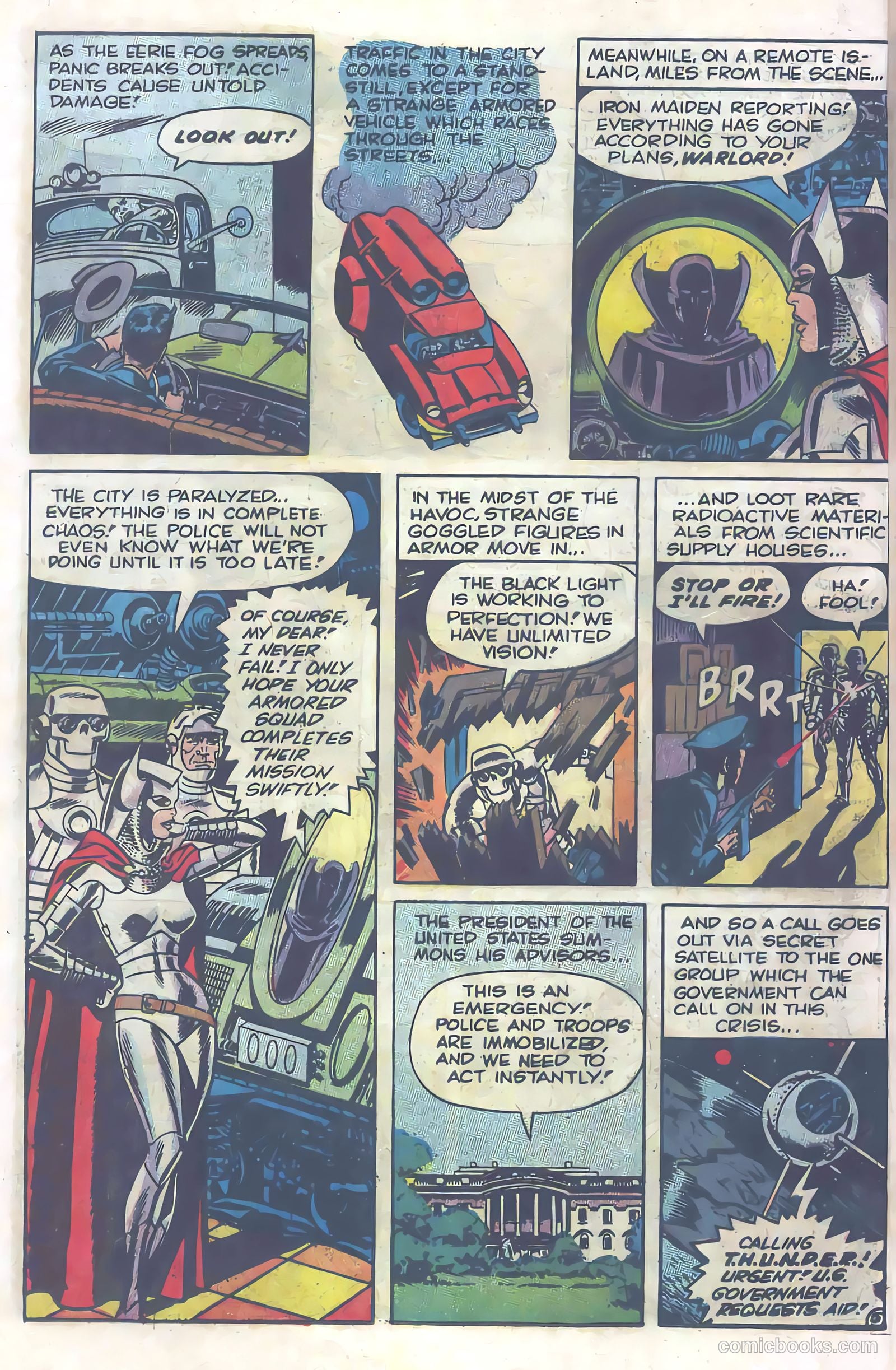 T.H.U.N.D.E.R. Agents #1 (1965) — page 12 of 68