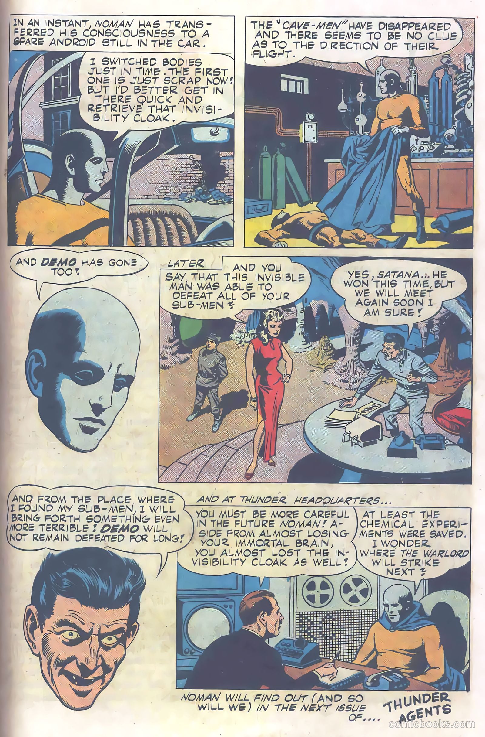 T.H.U.N.D.E.R. Agents #1 (1965) — page 29 of 68