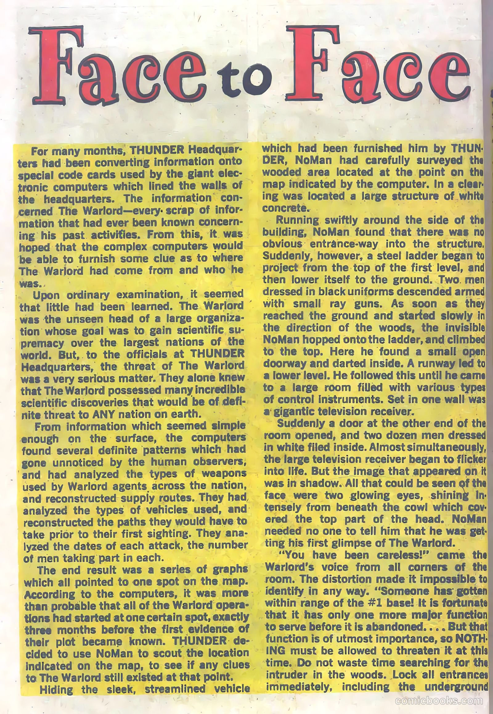 T.H.U.N.D.E.R. Agents #1 (1965) — page 30 of 68