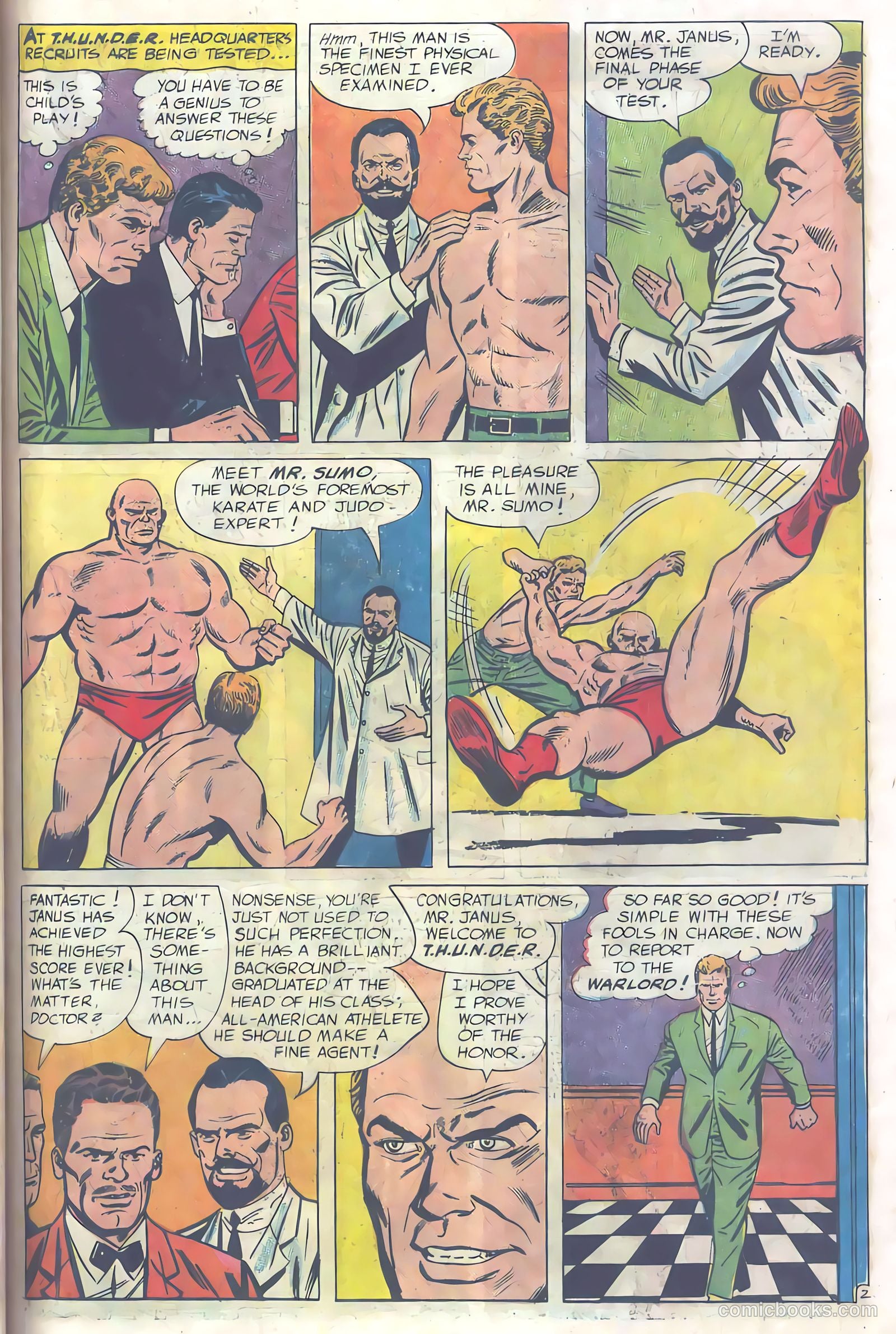 T.H.U.N.D.E.R. Agents #1 (1965) — page 33 of 68