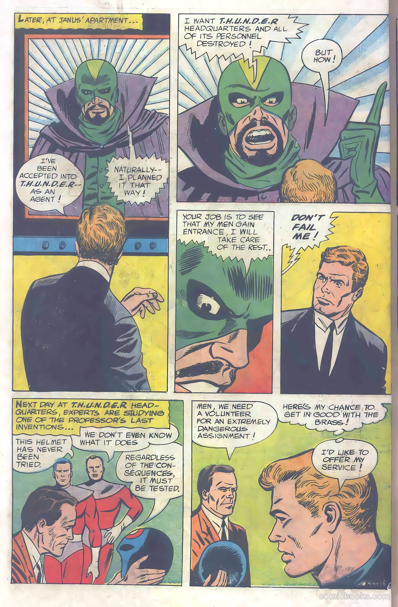 T.H.U.N.D.E.R. Agents #1 (1965) — page 34 of 68