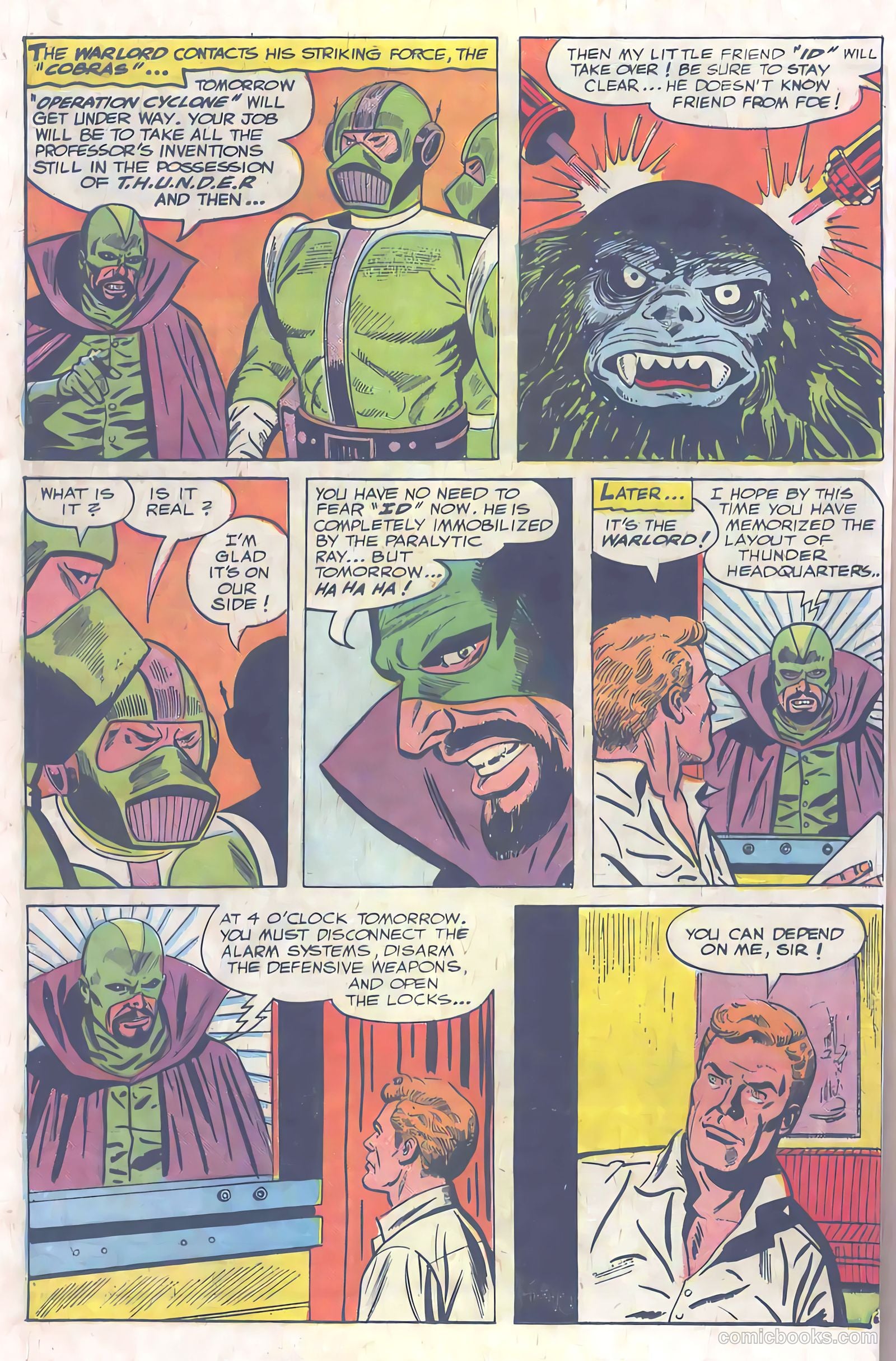 T.H.U.N.D.E.R. Agents #1 (1965) — page 38 of 68