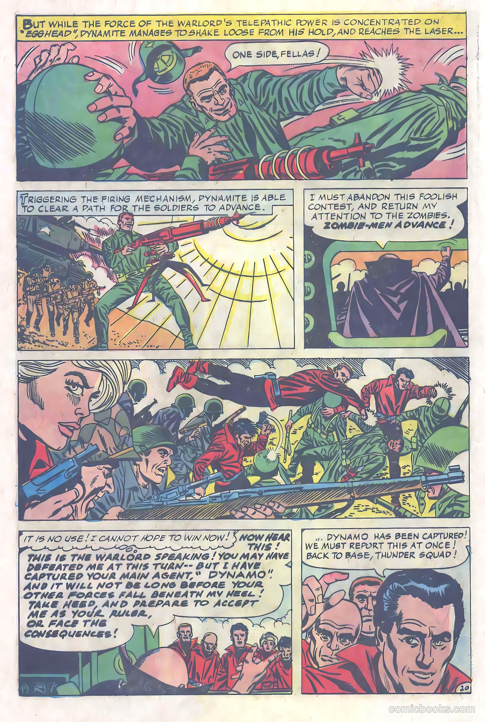 T.H.U.N.D.E.R. Agents #1 (1965) — page 55 of 68