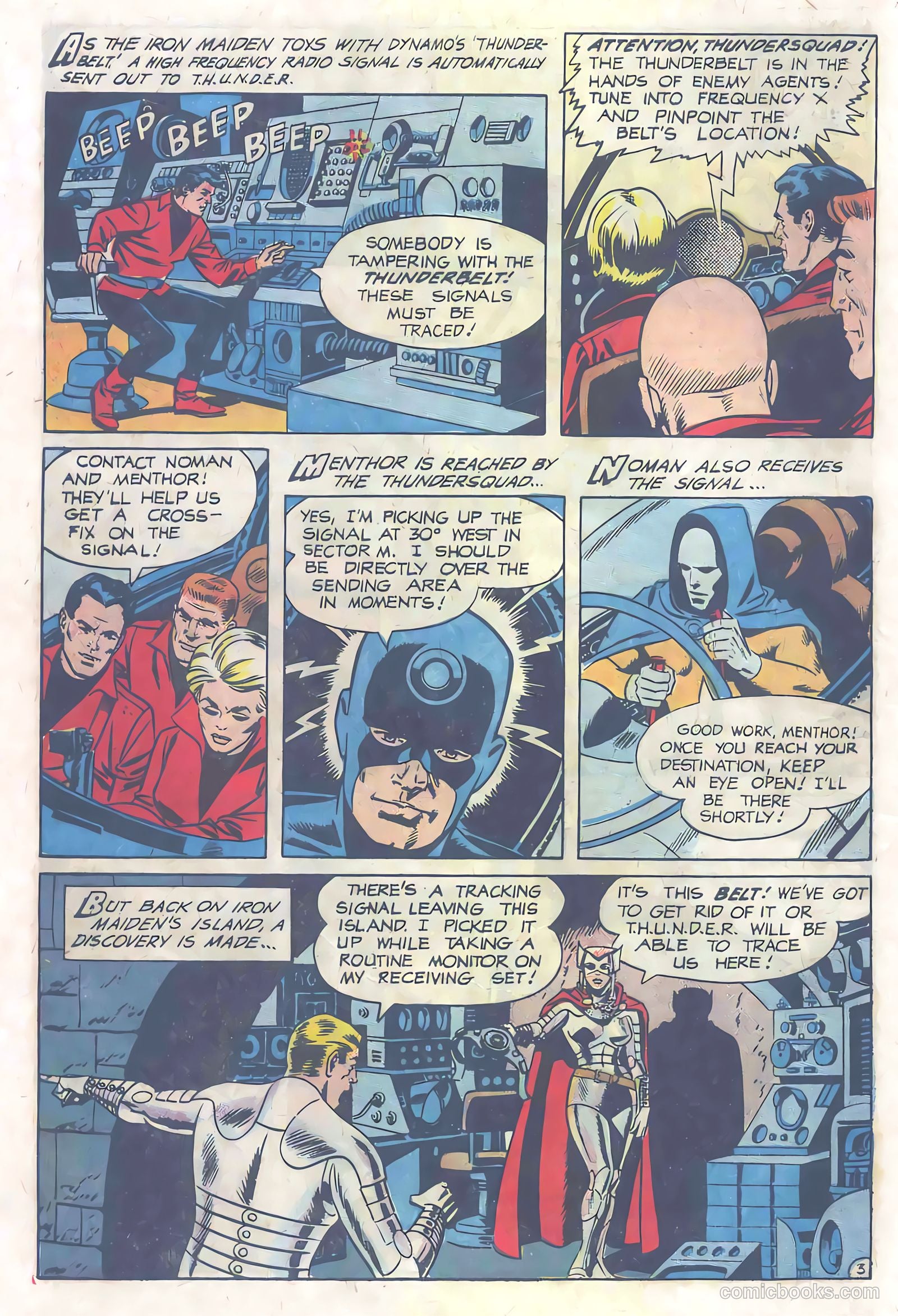 T.H.U.N.D.E.R. Agents #1 (1965) — page 58 of 68