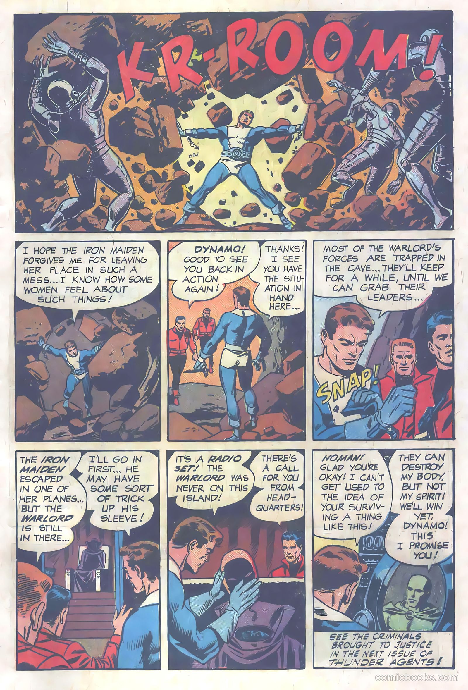 T.H.U.N.D.E.R. Agents #1 (1965) — page 66 of 68