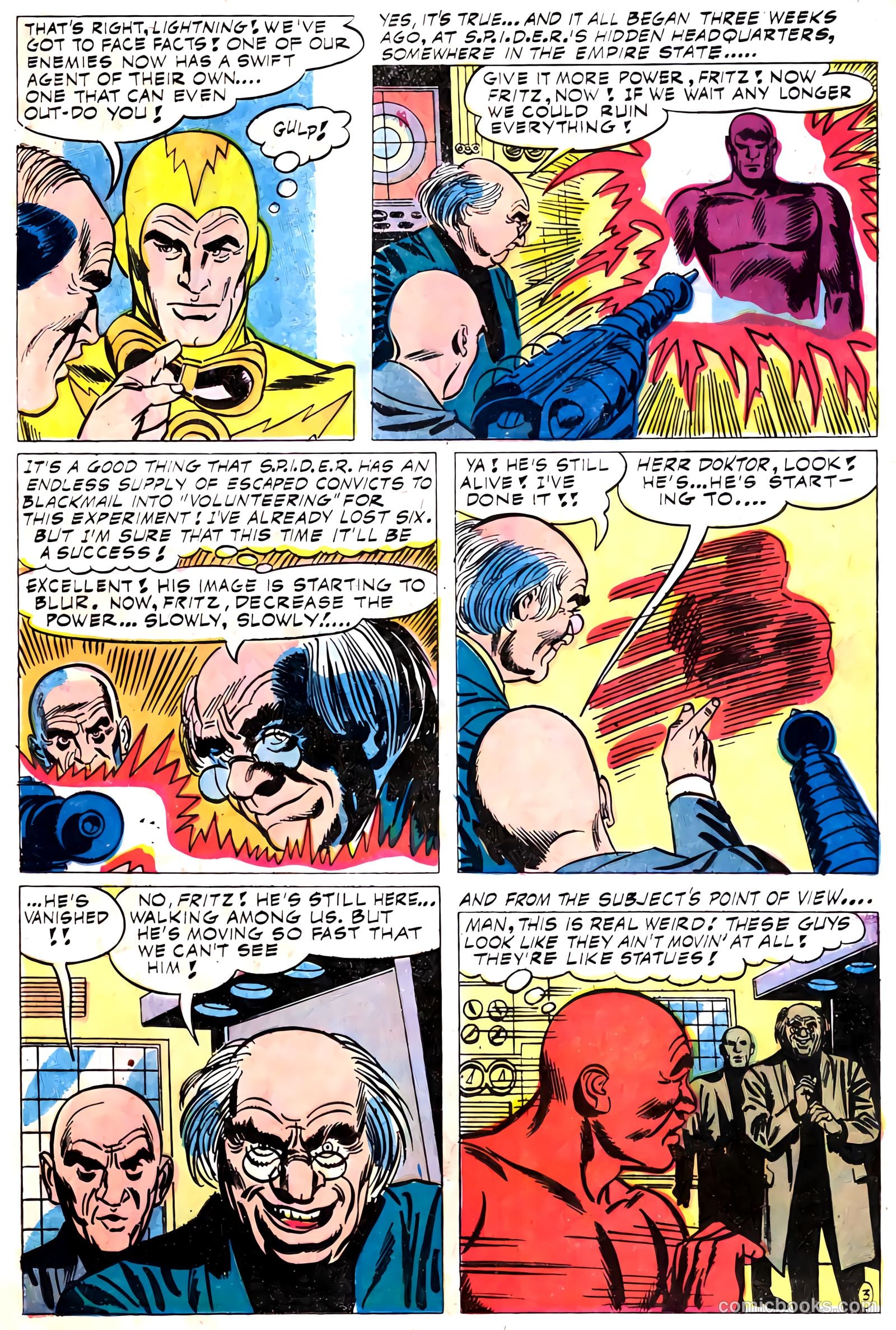 T.H.U.N.D.E.R. Agents #12 (1967) — page 17 of 68
