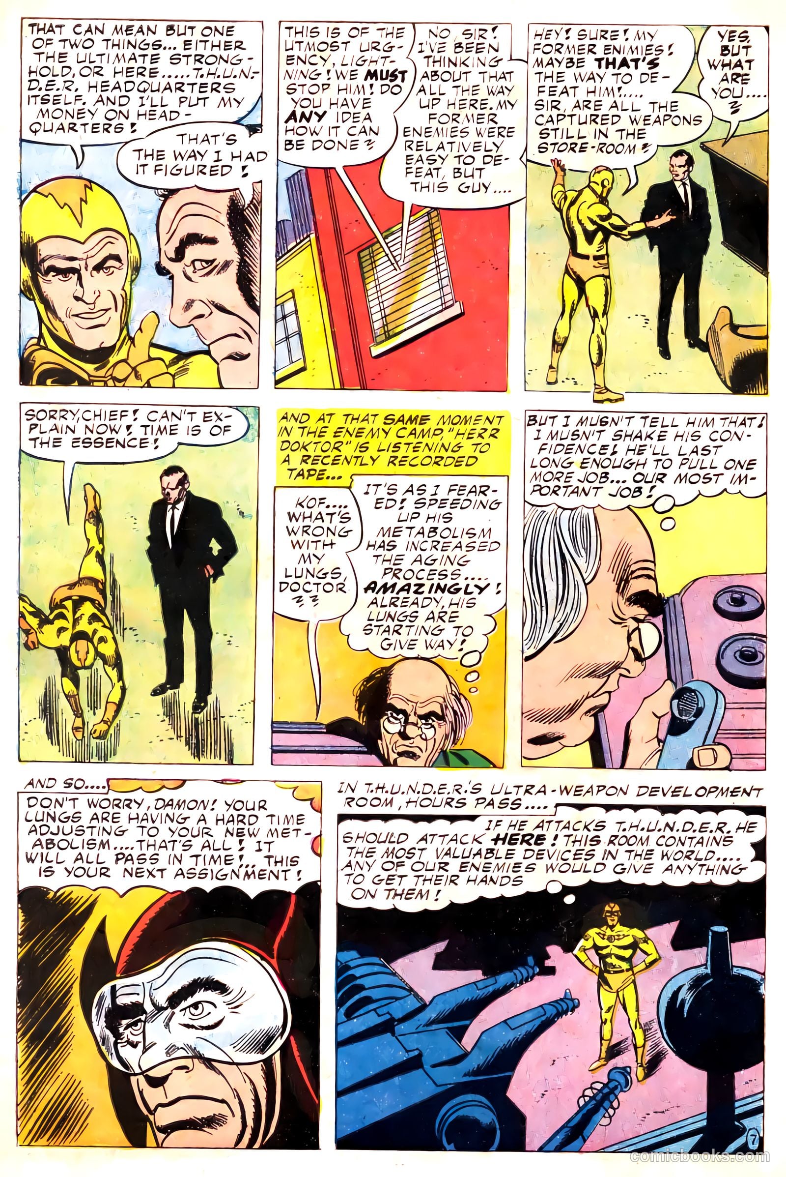 T.H.U.N.D.E.R. Agents #12 (1967) — page 22 of 68