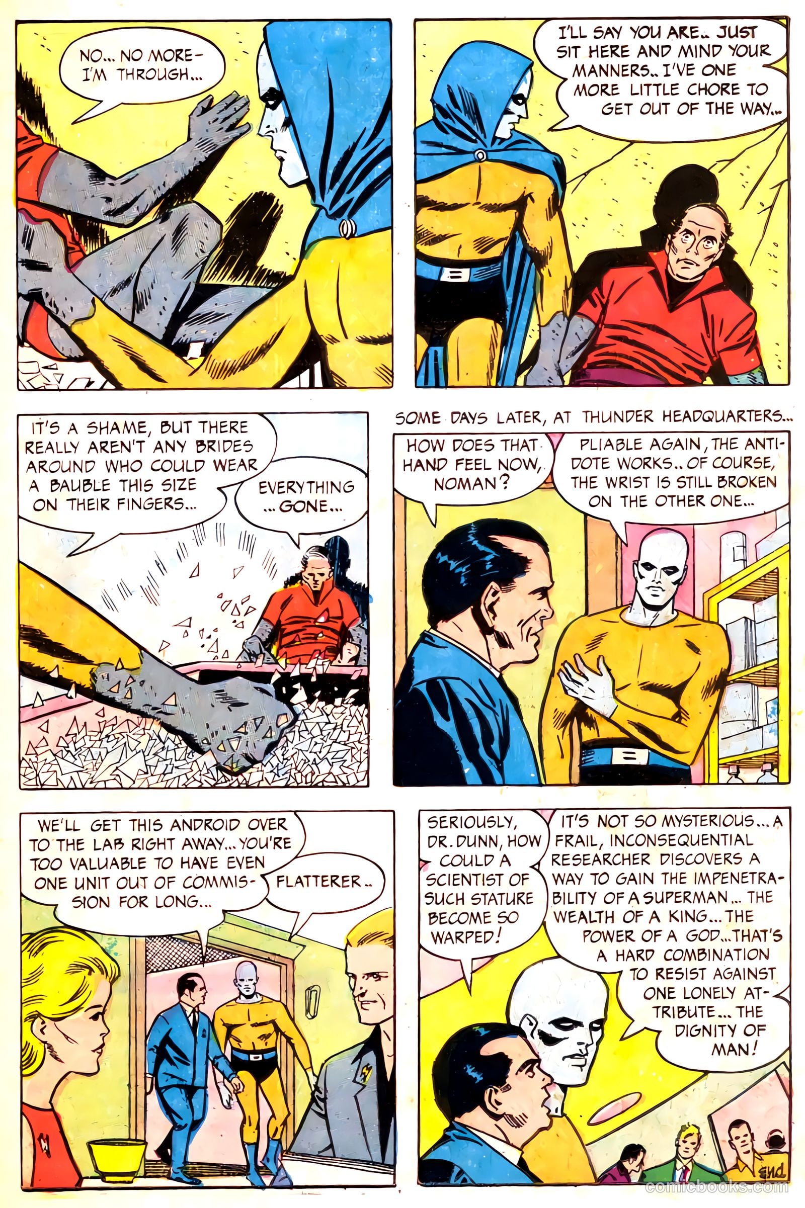 T.H.U.N.D.E.R. Agents #12 (1967) — page 39 of 68