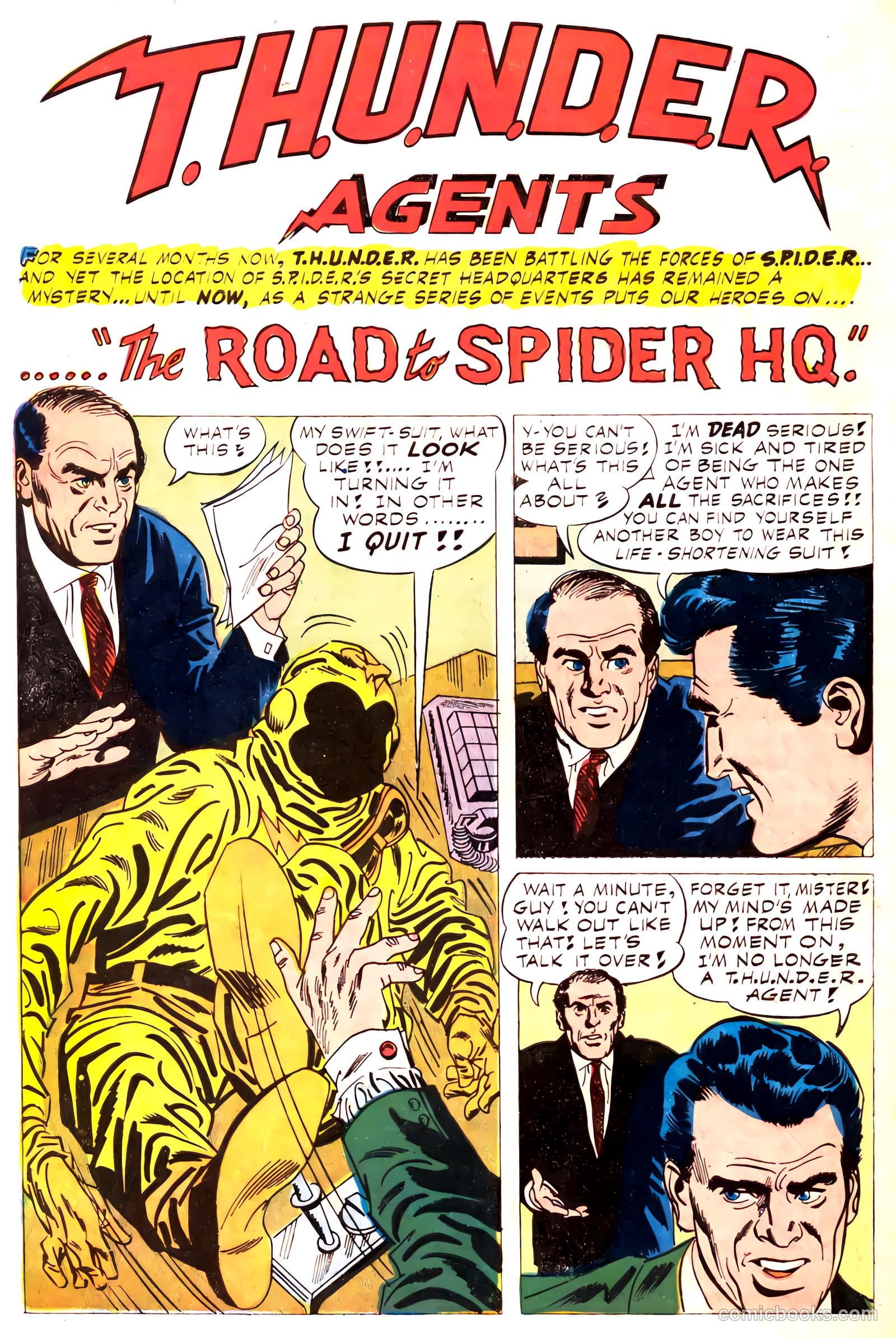 T.H.U.N.D.E.R. Agents #12 (1967) — page 44 of 68