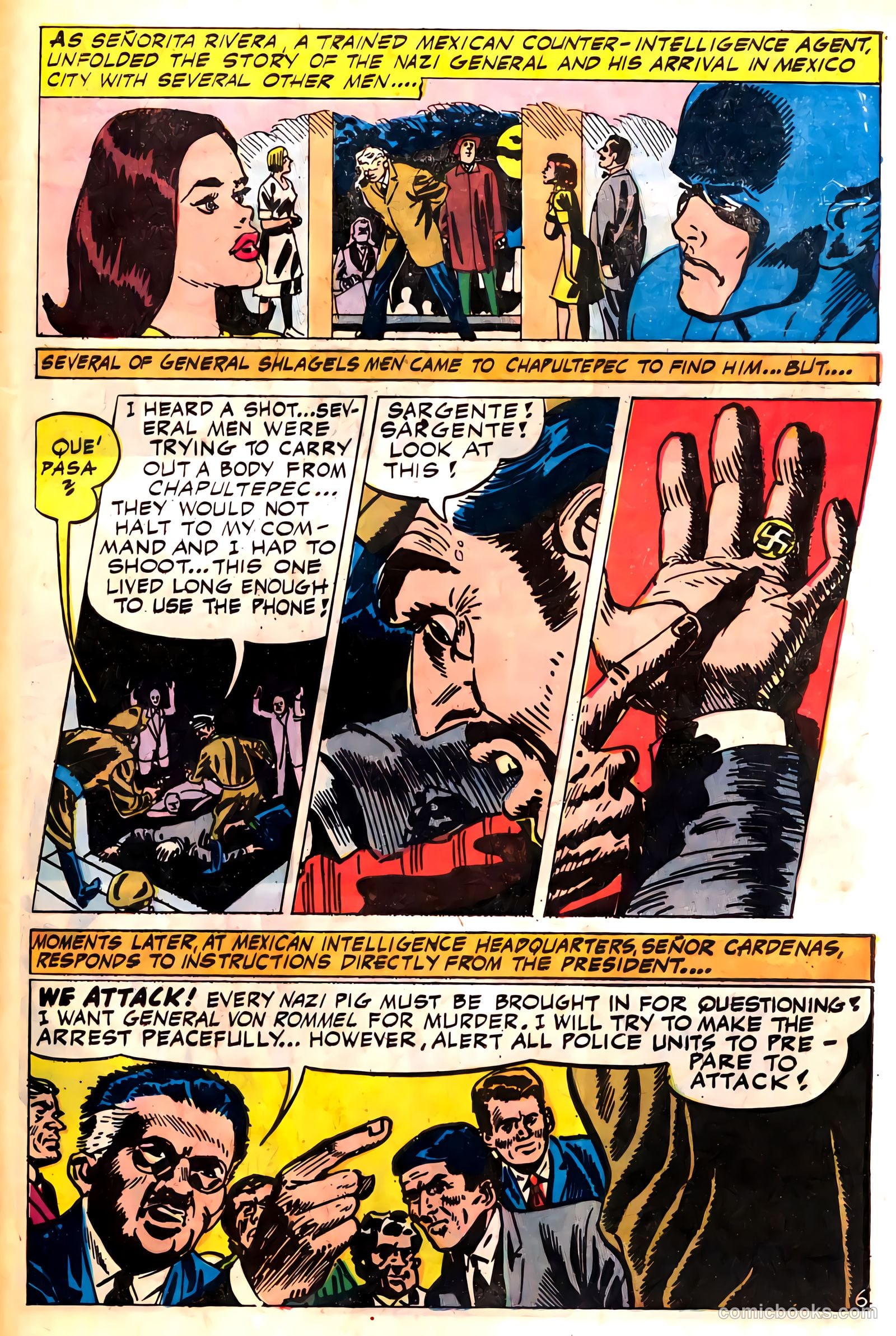 T.H.U.N.D.E.R. Agents #12 (1967) — page 61 of 68
