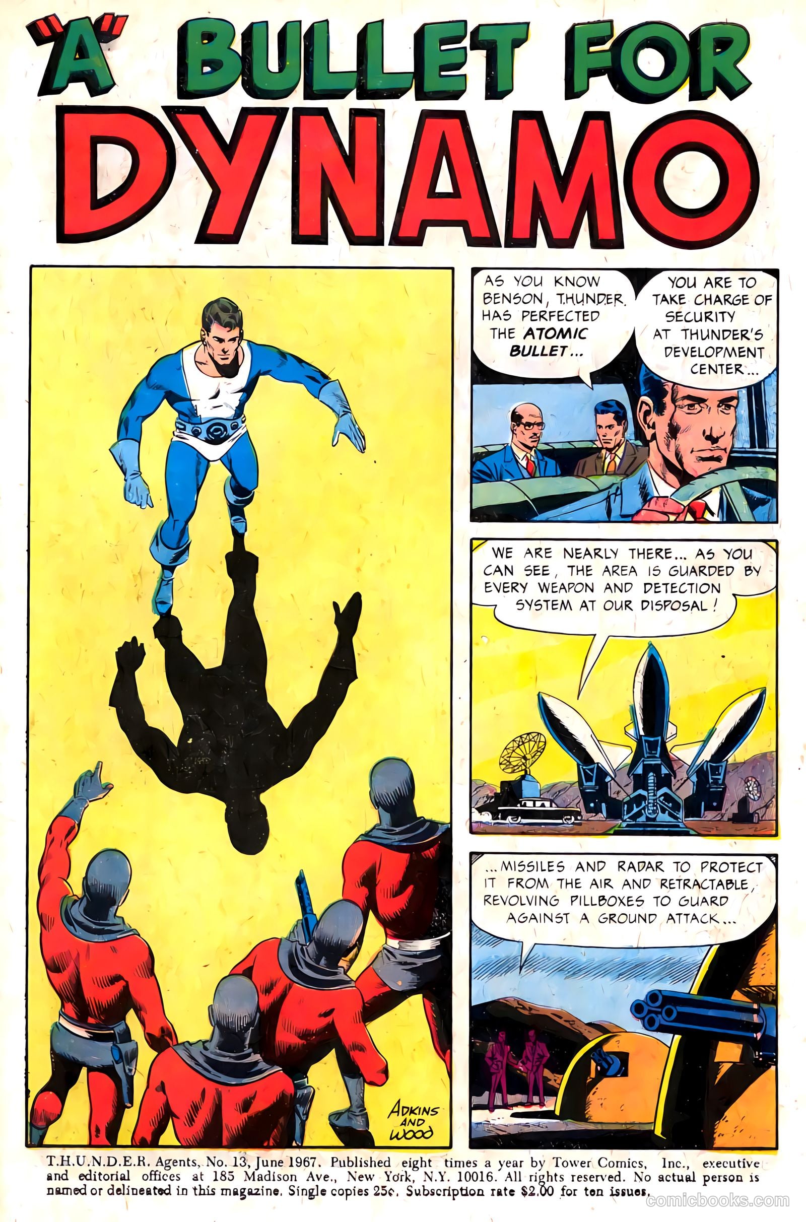 T.H.U.N.D.E.R. Agents #13 (1967) — page 3 of 68