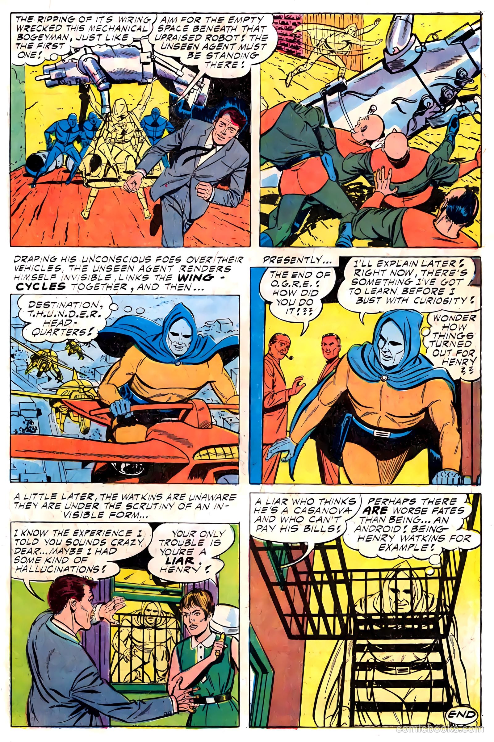 T.H.U.N.D.E.R. Agents #13 (1967) — page 25 of 68