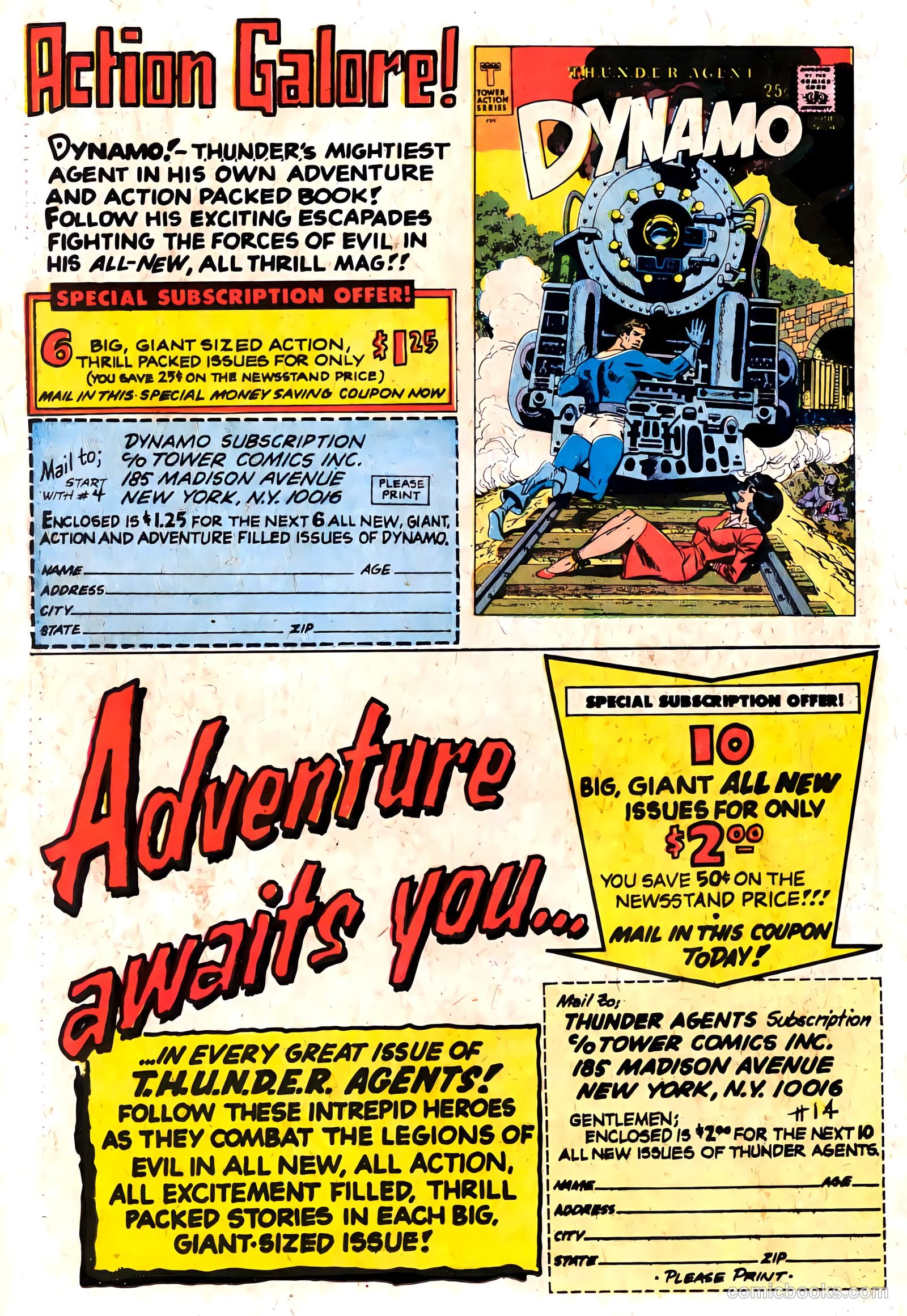 T.H.U.N.D.E.R. Agents #13 (1967) — page 42 of 68
