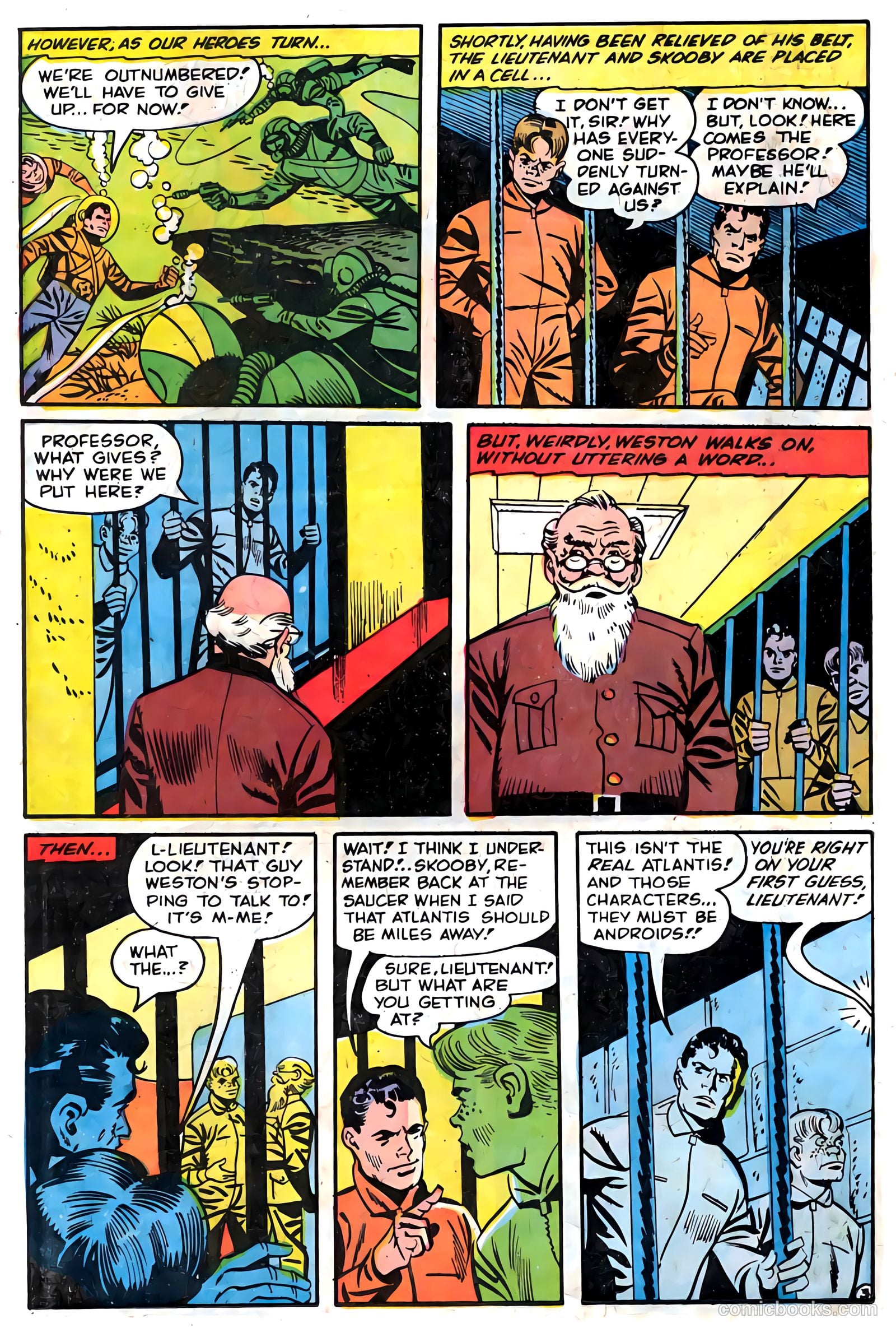 T.H.U.N.D.E.R. Agents #13 (1967) — page 56 of 68