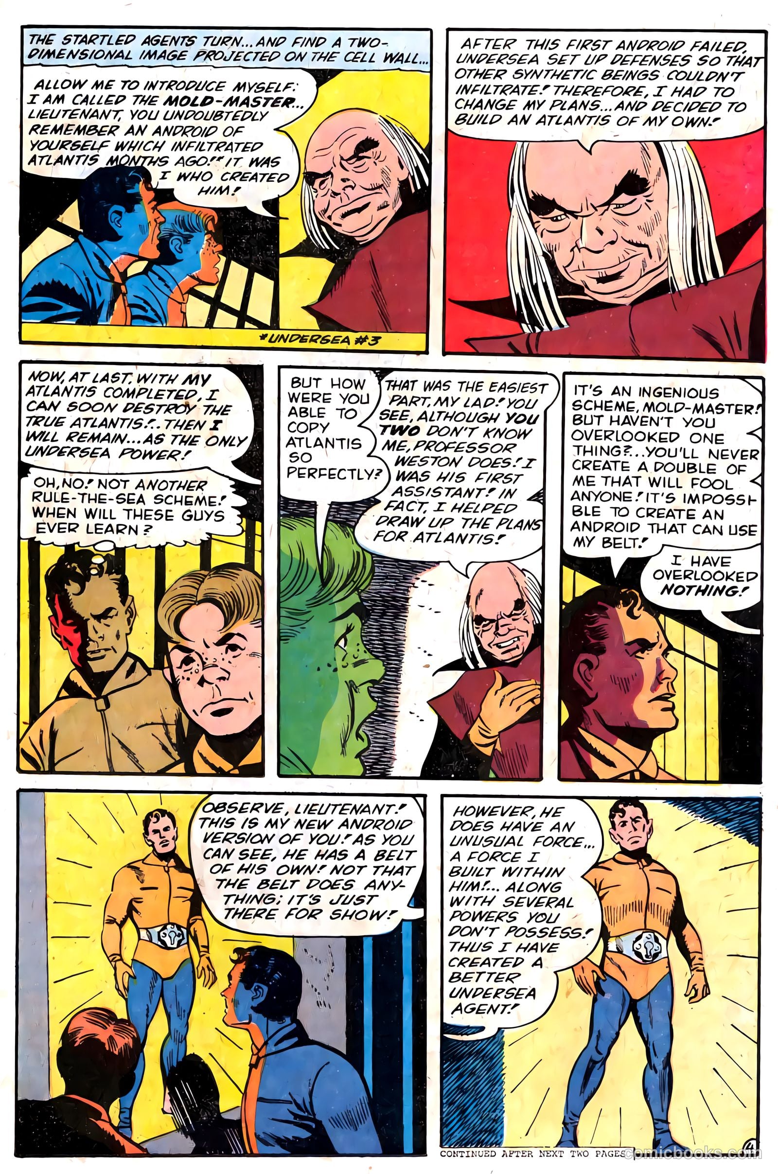 T.H.U.N.D.E.R. Agents #13 (1967) — page 57 of 68