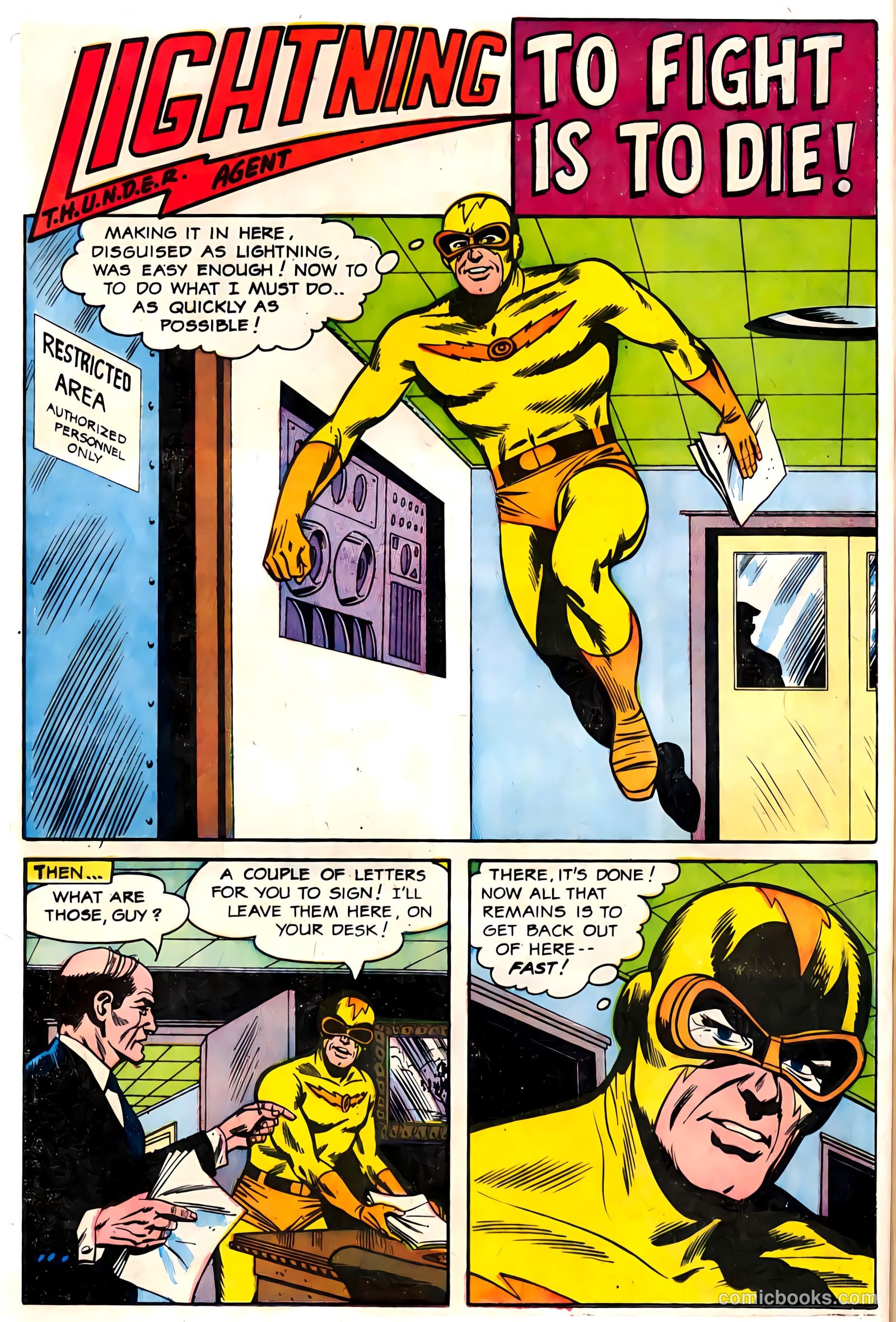 T.H.U.N.D.E.R. Agents #14 (1967) — page 14 of 68