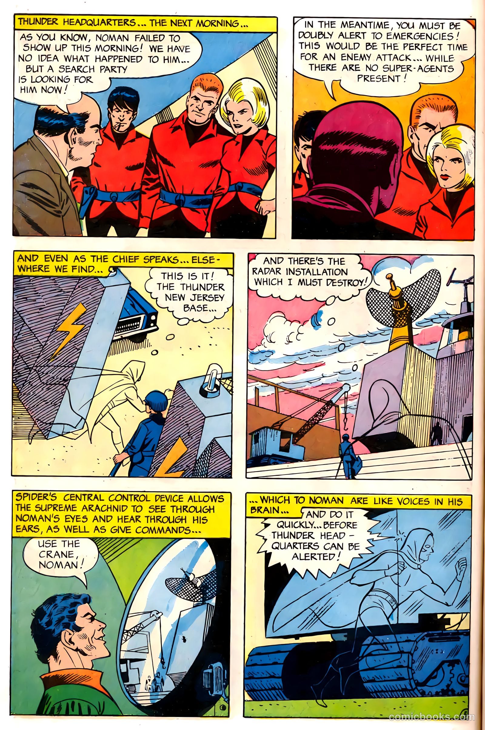 T.H.U.N.D.E.R. Agents #14 (1967) — page 32 of 68