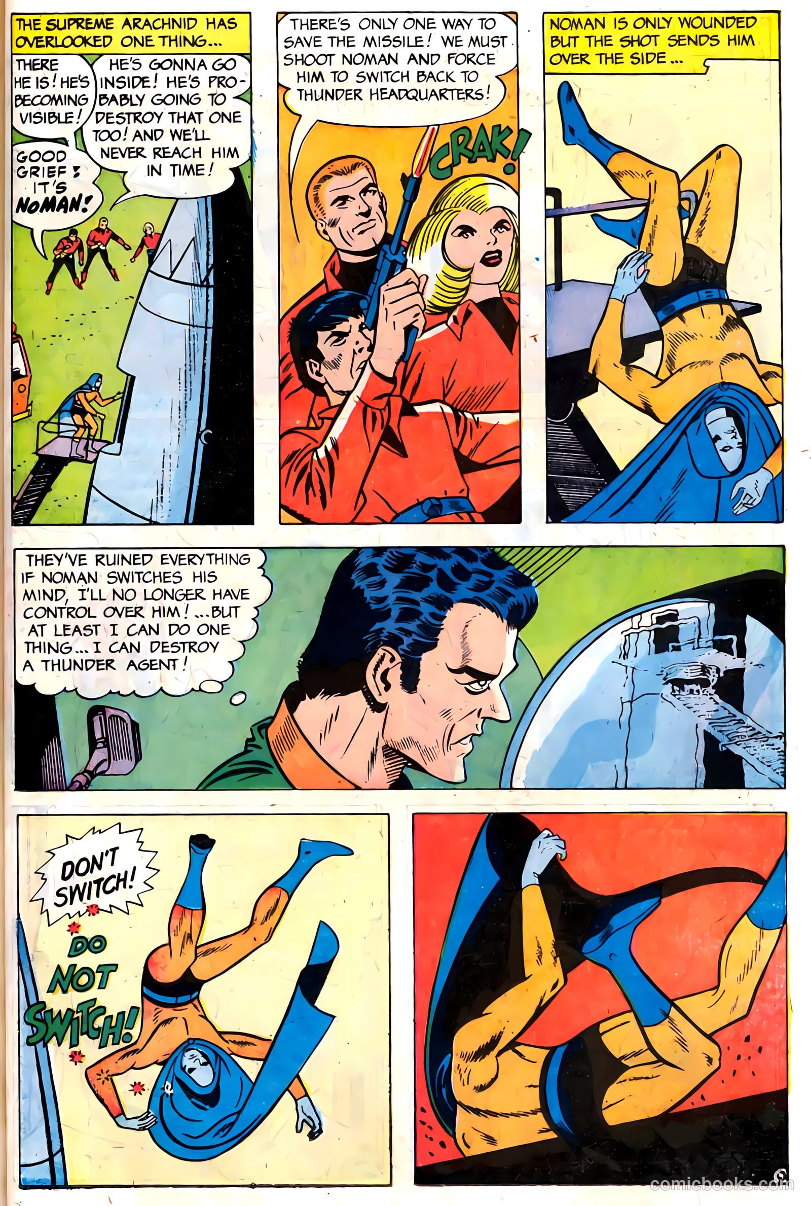 T.H.U.N.D.E.R. Agents #14 (1967) — page 37 of 68