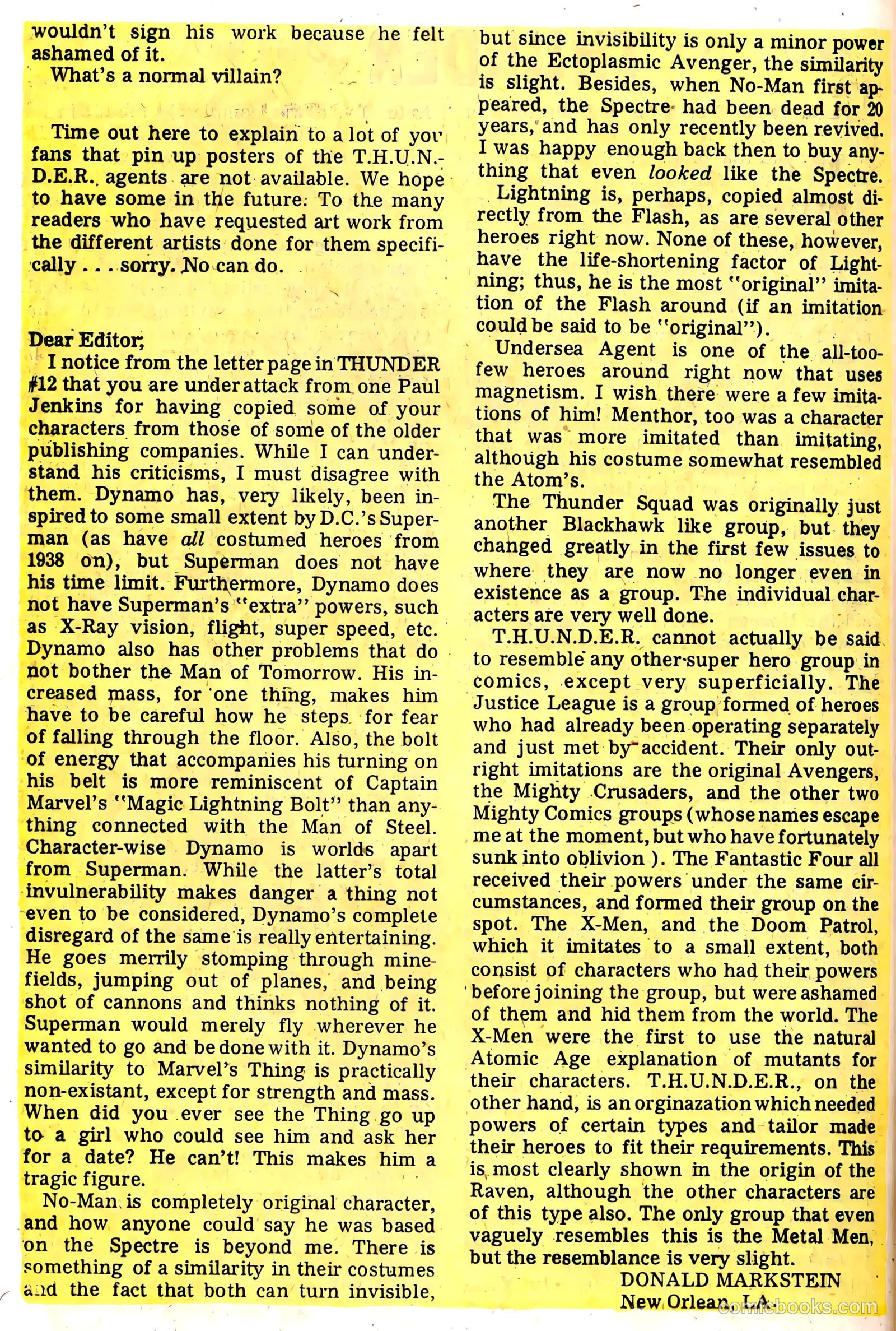 T.H.U.N.D.E.R. Agents #14 (1967) — page 40 of 68