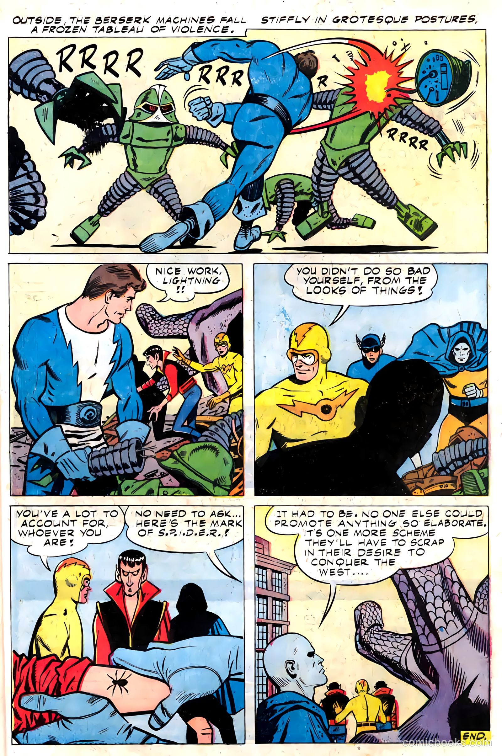 T.H.U.N.D.E.R. Agents #14 (1967) — page 65 of 68