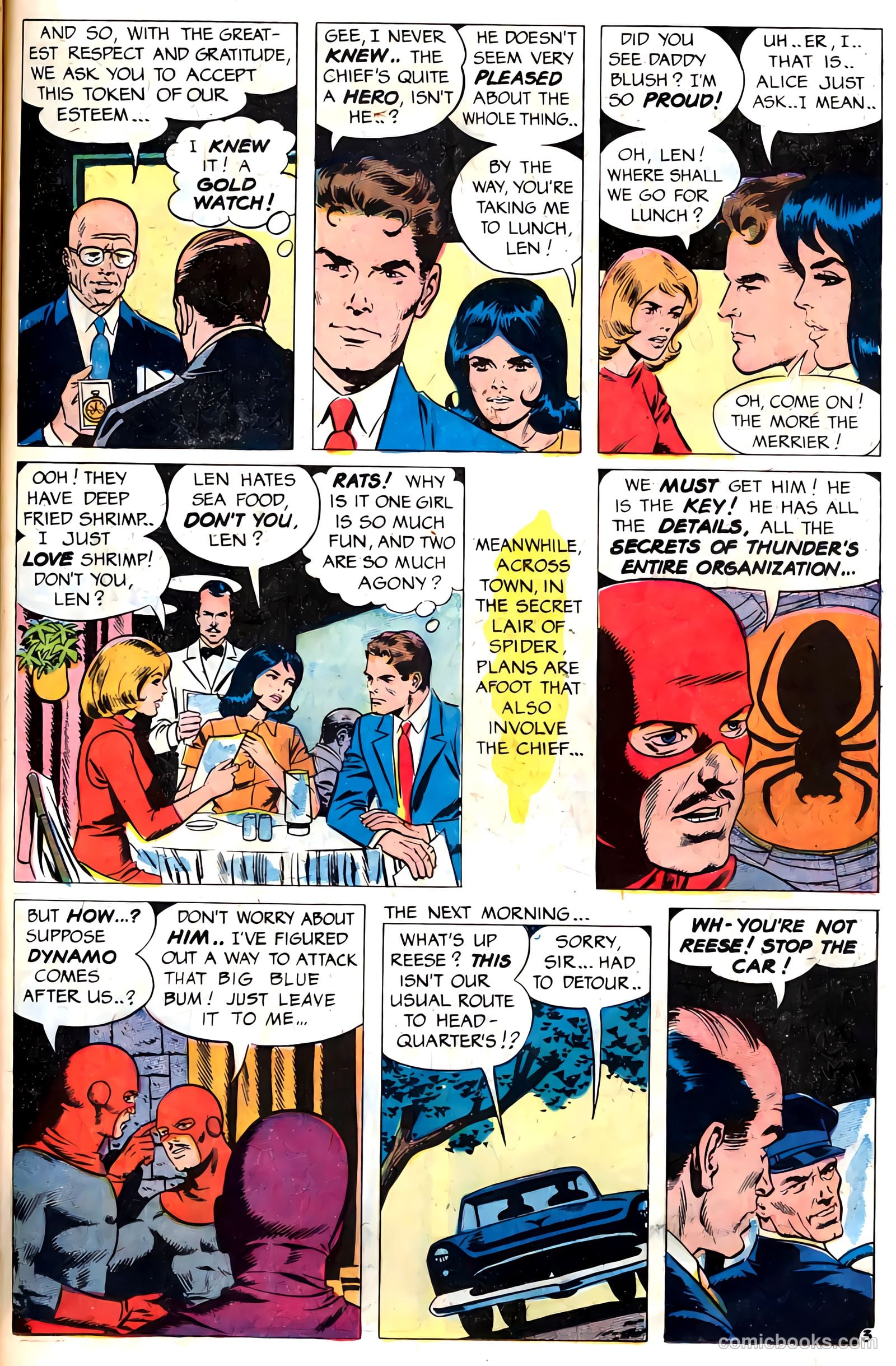T.H.U.N.D.E.R. Agents #15 (1967) — page 45 of 68
