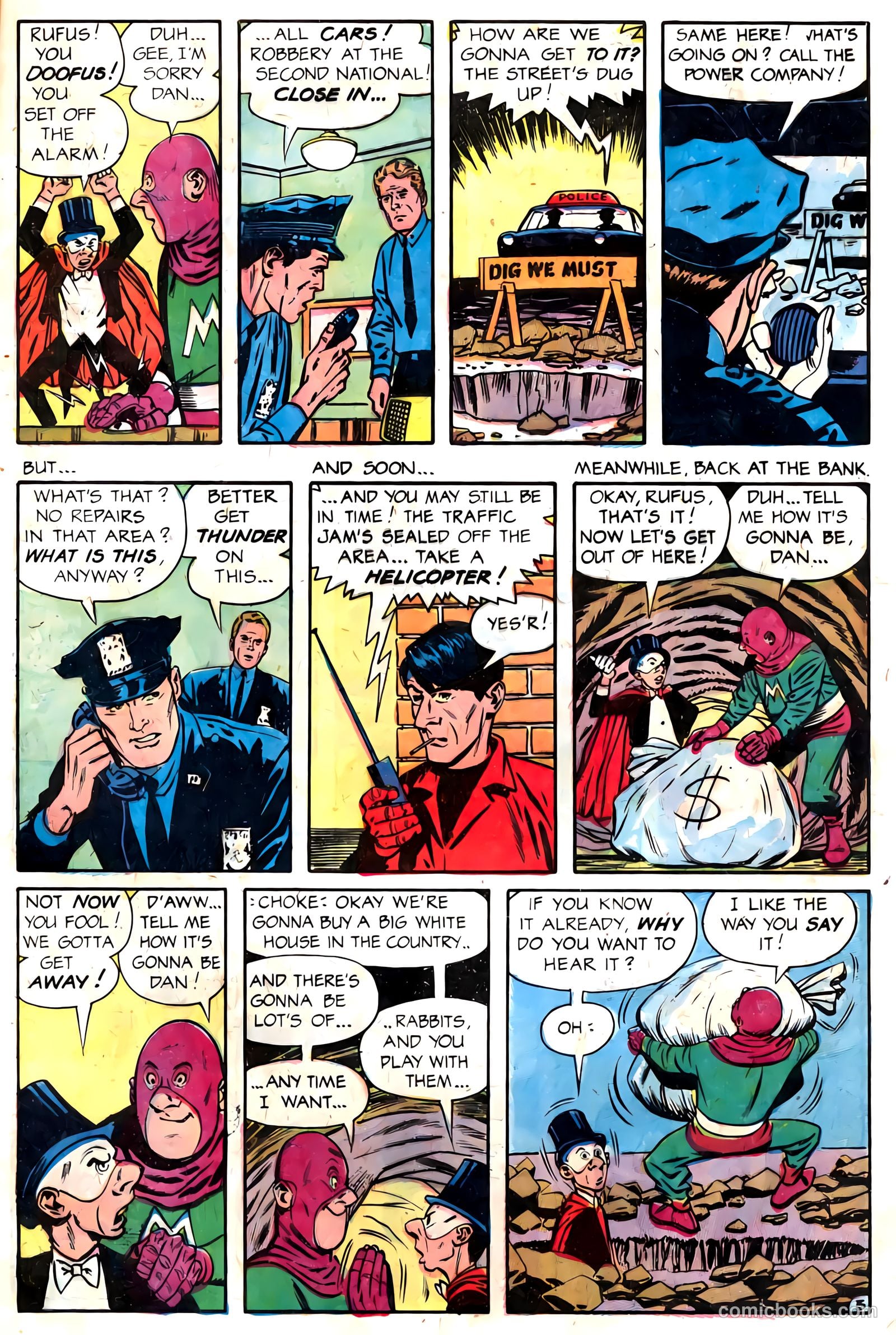 T.H.U.N.D.E.R. Agents #15 (1967) — page 57 of 68